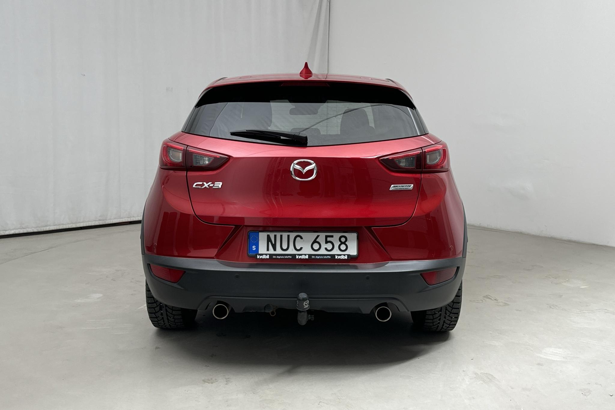 Mazda CX-3 2.0 2WD (120hk) - 92 520 km - Manualna - czerwony - 2015