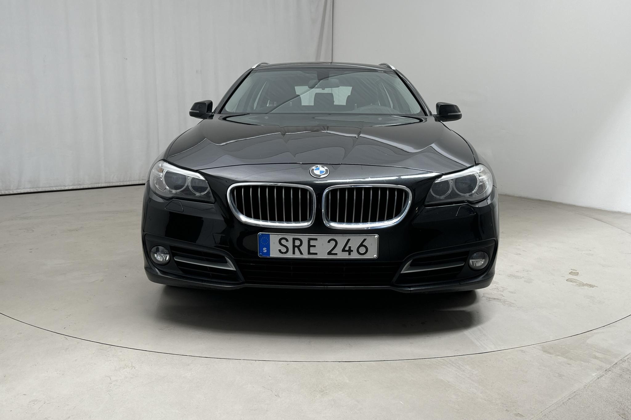 BMW 520d xDrive Touring, F11 (190hk) - 124 840 km - Automaatne - must - 2017