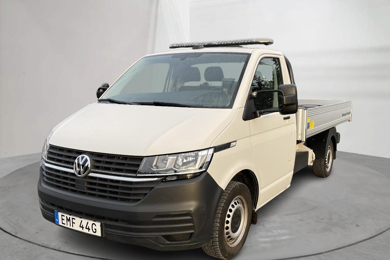 VW Transporter T6 2.0 TDI BMT (150hk) - 8 640 km - Automatic - white - 2024