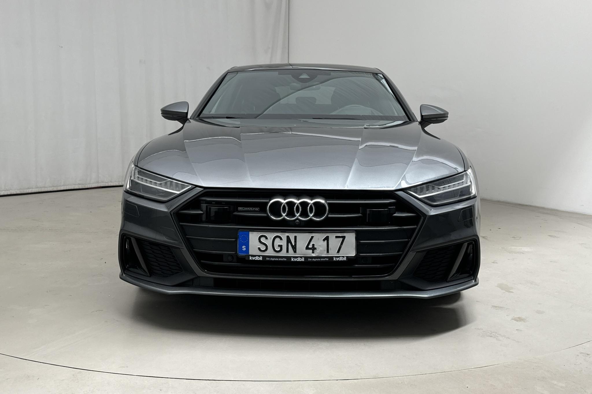 Audi A7 Sportback 55 TFSI quattro (340hk) - 149 490 km - Automaatne - hall - 2019