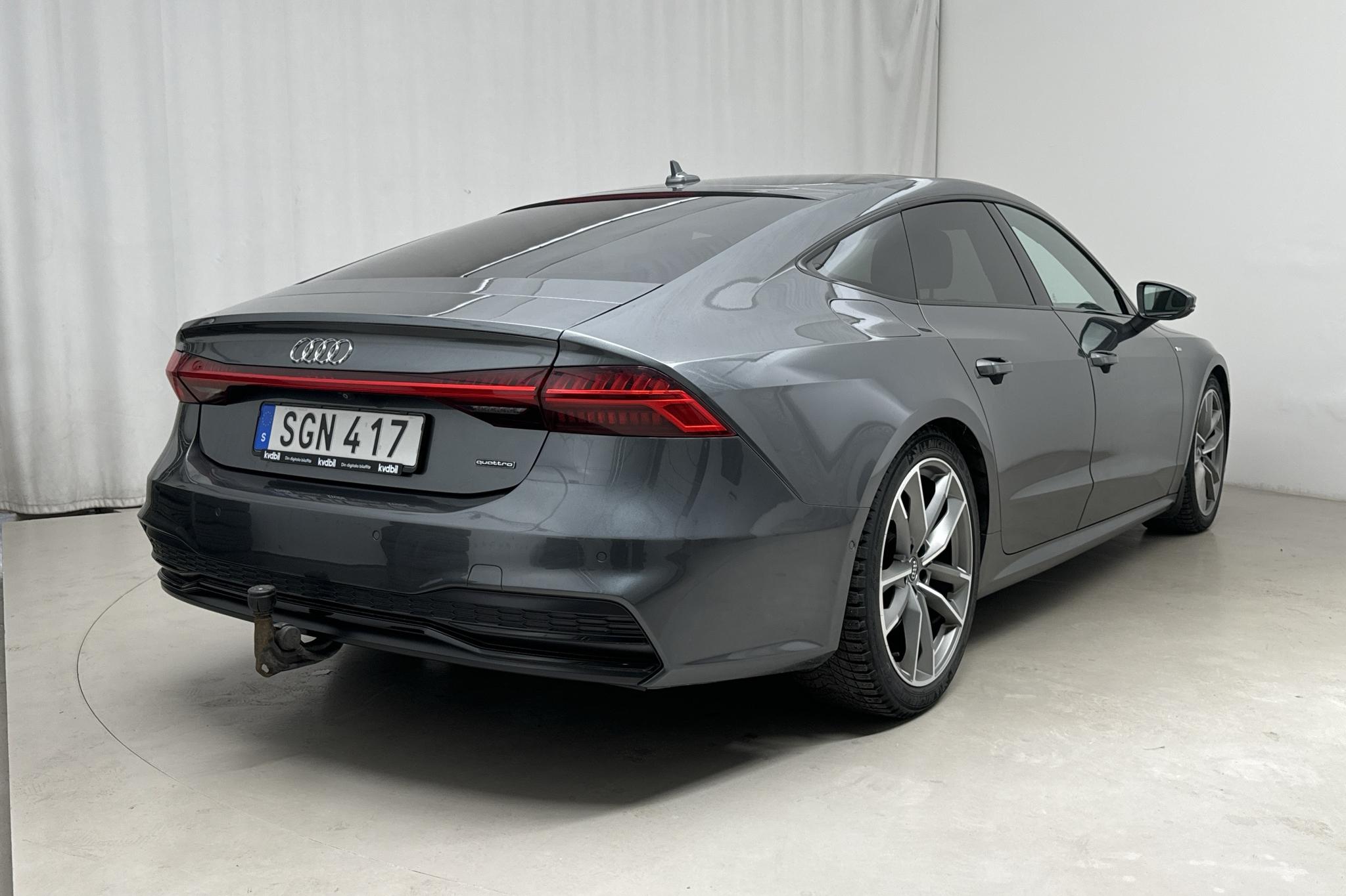 Audi A7 Sportback 55 TFSI quattro (340hk) - 149 490 km - Automatyczna - szary - 2019