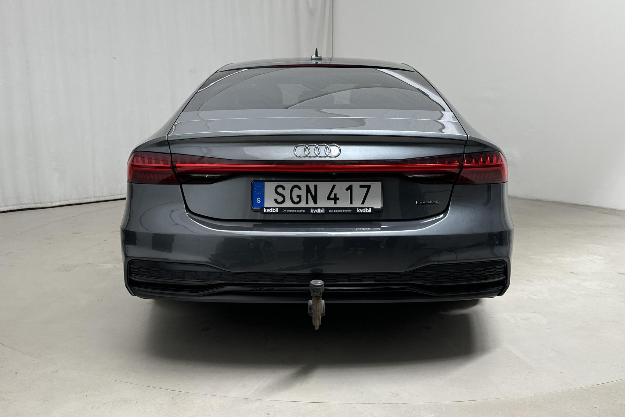 Audi A7 Sportback 55 TFSI quattro (340hk) - 149 490 km - Automaatne - hall - 2019