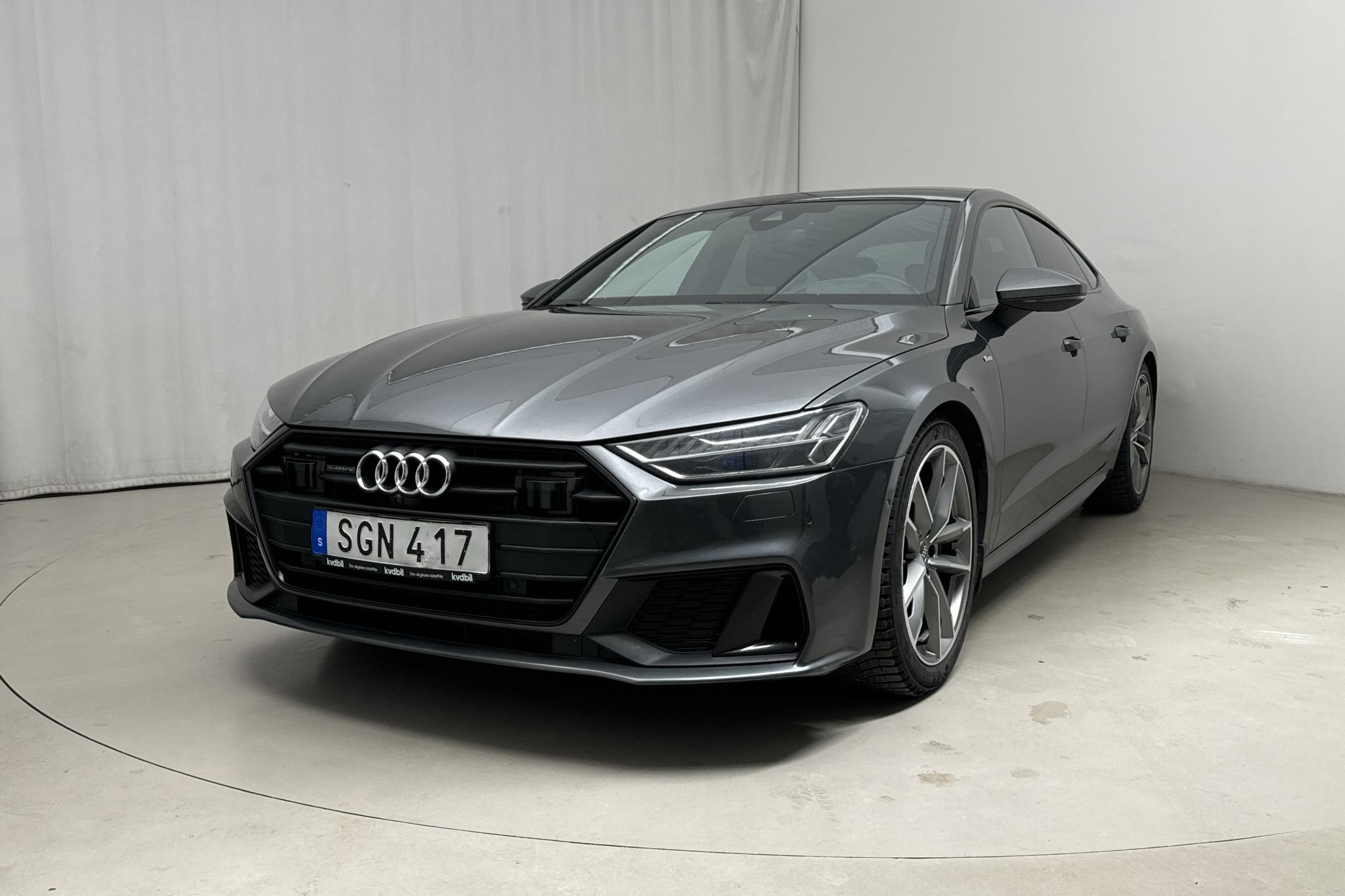 Audi A7 Sportback 55 TFSI quattro (340hk) - 149 490 km - Automatyczna - szary - 2019