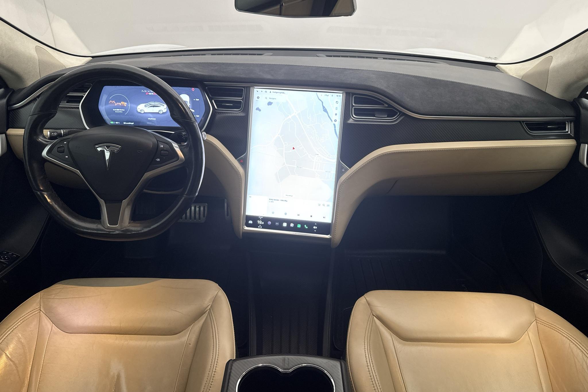 Tesla Model S P85D - 165 360 km - Automatic - white - 2015