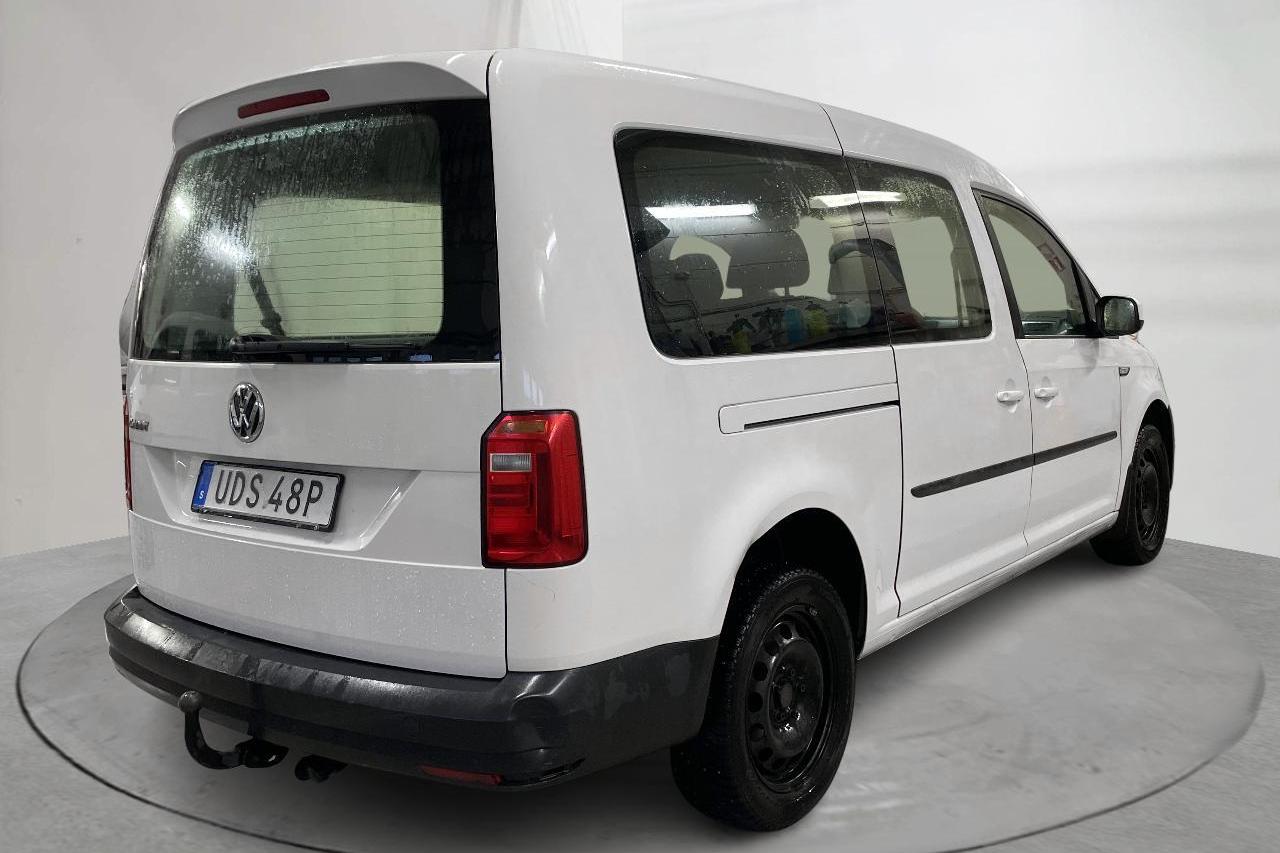 VW Caddy Maxi Life 2.0 TDI (102hk) - 105 350 km - Automatyczna - biały - 2019