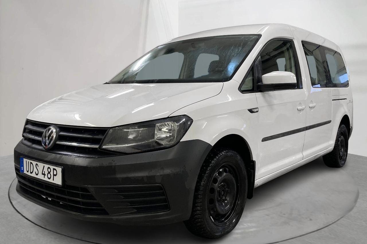 VW Caddy Maxi Life 2.0 TDI (102hk) - 105 350 km - Automaatne - valge - 2019