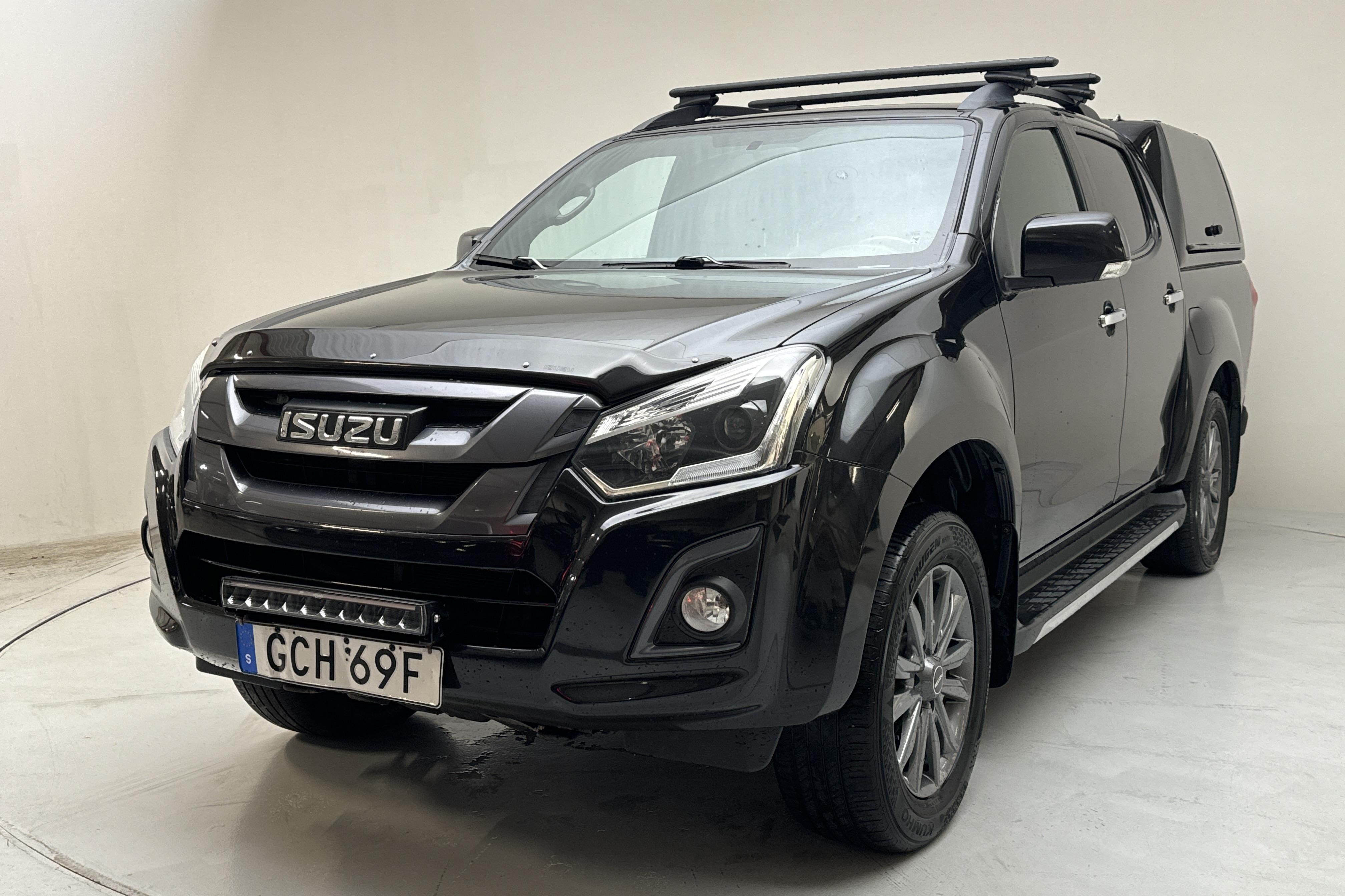 Isuzu D-MAX 1.9 DDI 4WD (163hk) - 202 500 km - Automatyczna - czarny - 2019