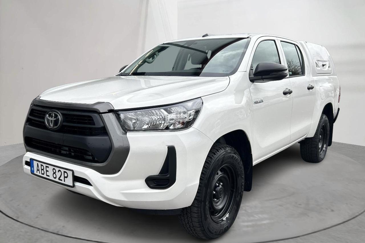 Toyota Hilux 2.4 D 4WD (150hk) - 1 590 km - Manual - white - 2024