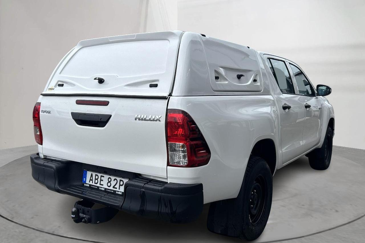 Toyota Hilux 2.4 D 4WD (150hk) - 1 590 km - Manual - white - 2024