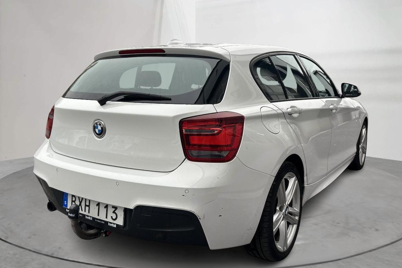 BMW 116i 5dr, F20 (136hk) - 135 080 km - Manuaalinen - valkoinen - 2015