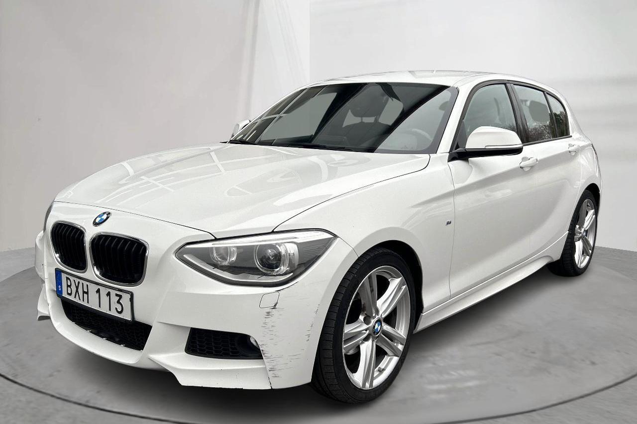 BMW 116i 5dr, F20 (136hk) - 135 080 km - Manuaalinen - valkoinen - 2015