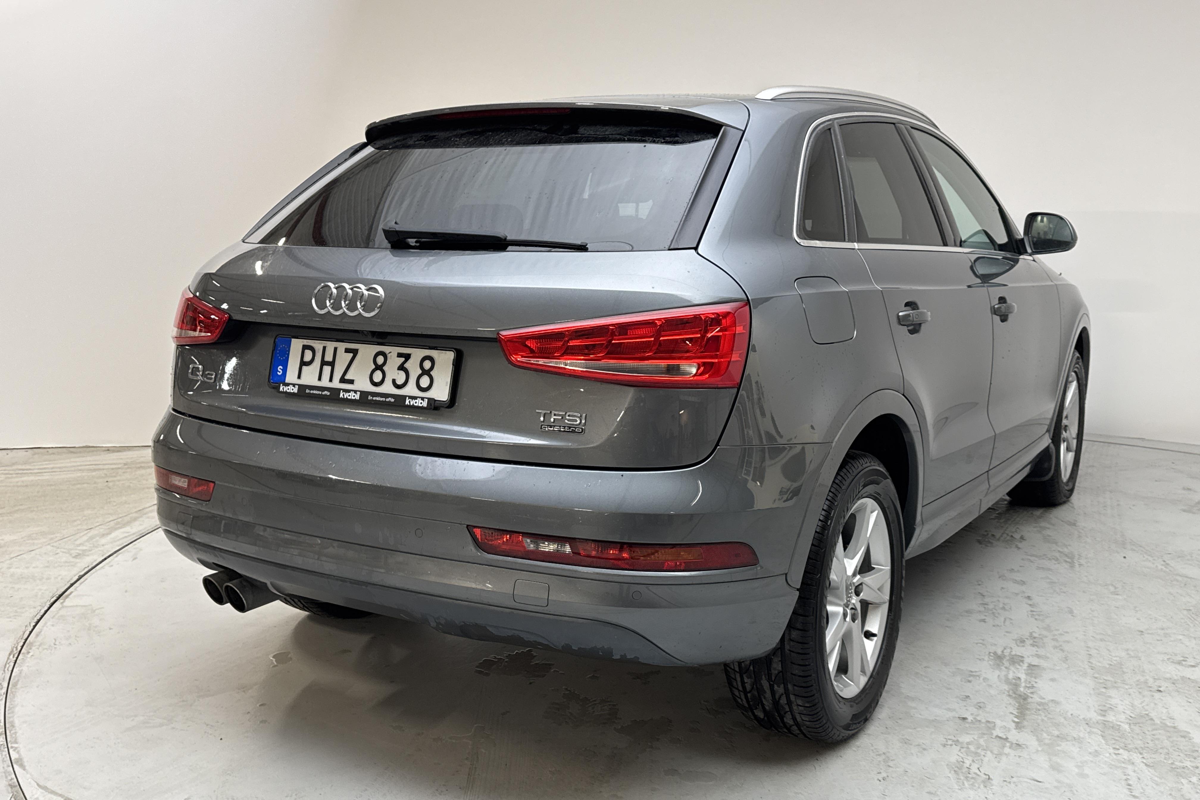 Audi Q3 2.0 TFSI quattro (180hk) - 22 570 km - Automatic - gray - 2017