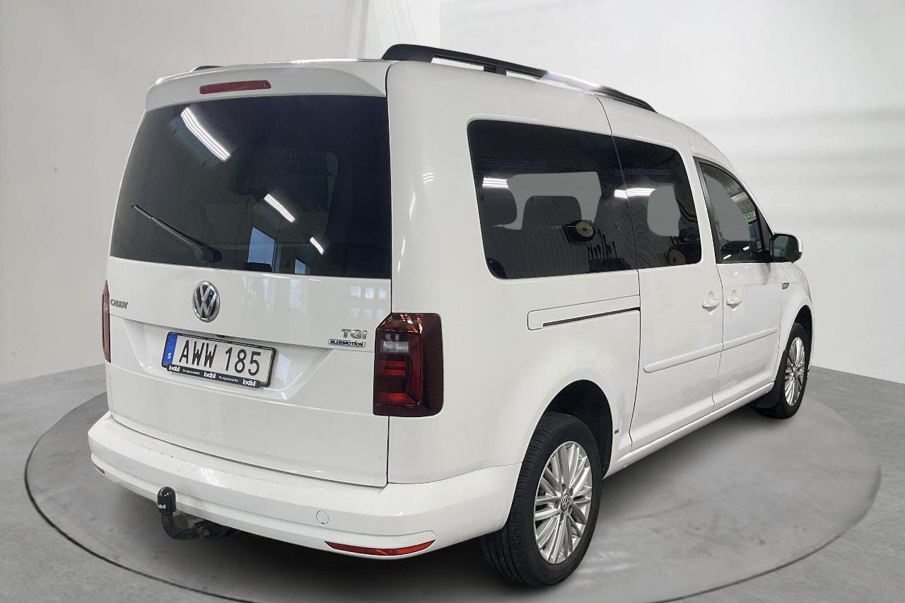 VW Caddy Maxi Life 1.4 TGI (110hk) - 63 380 km - Manualna - biały - 2017