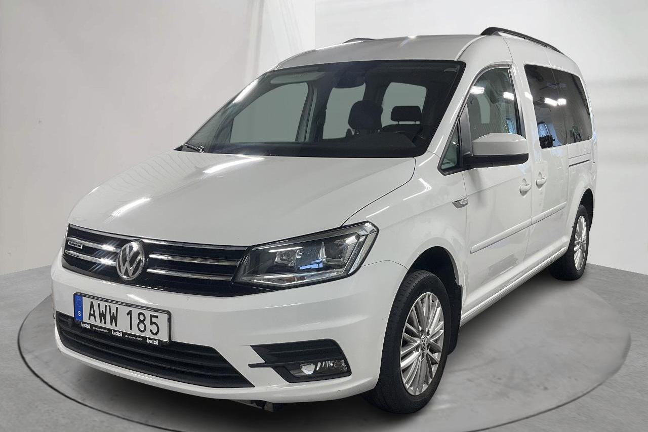 VW Caddy Maxi Life 1.4 TGI (110hk) - 63 380 km - Manuaalinen - valkoinen - 2017