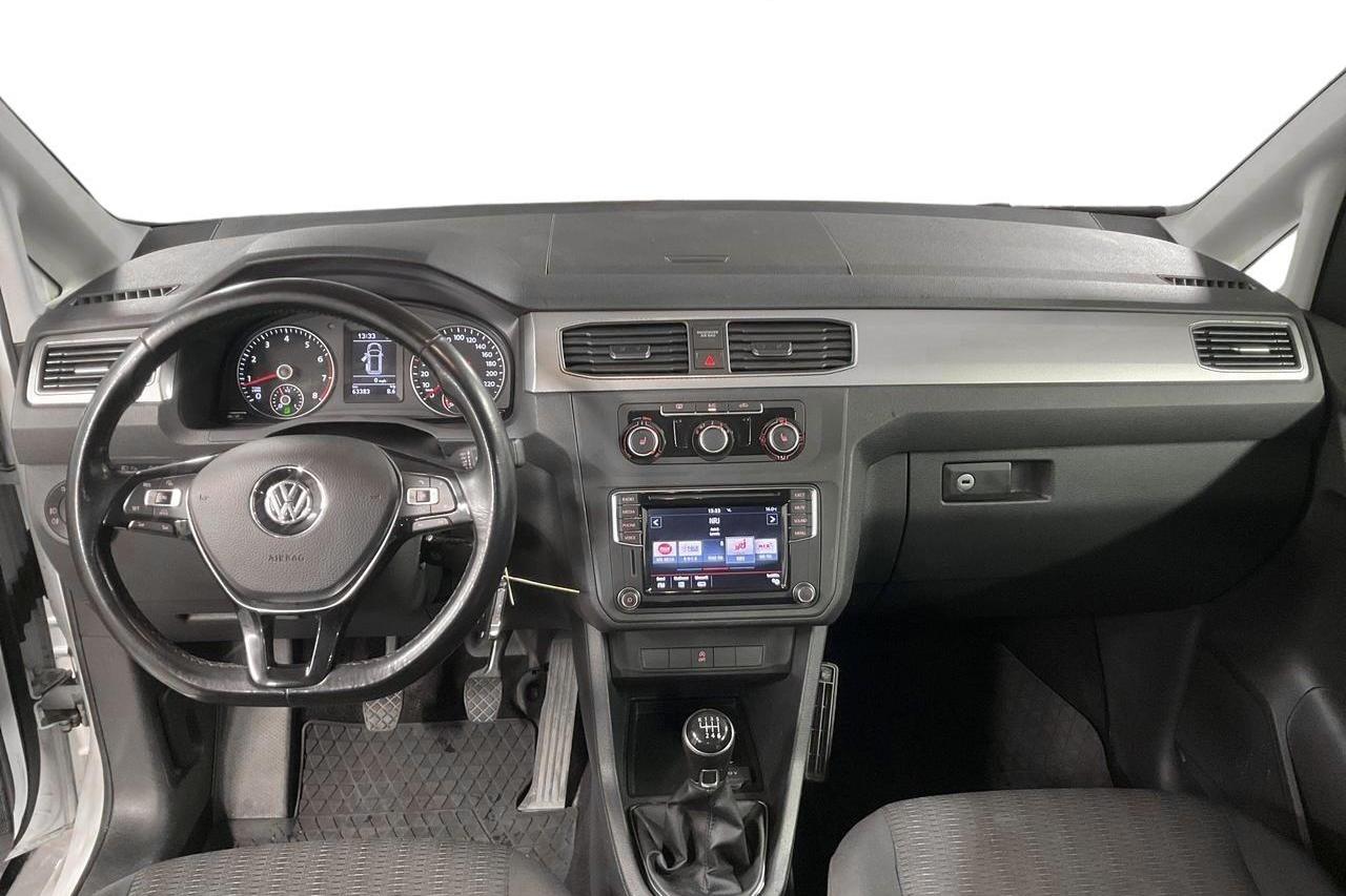 VW Caddy Maxi Life 1.4 TGI (110hk) - 63 380 km - Manualna - biały - 2017