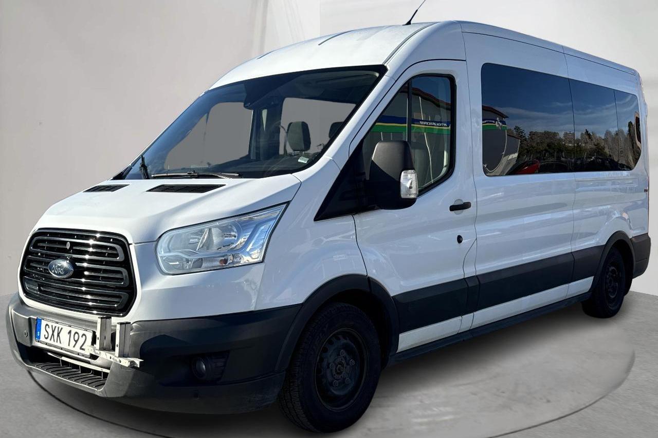 Ford Transit 350 Kombi 2.0 TDCi 2WD  (130hk) - 232 600 km - Manuaalinen - valkoinen - 2017