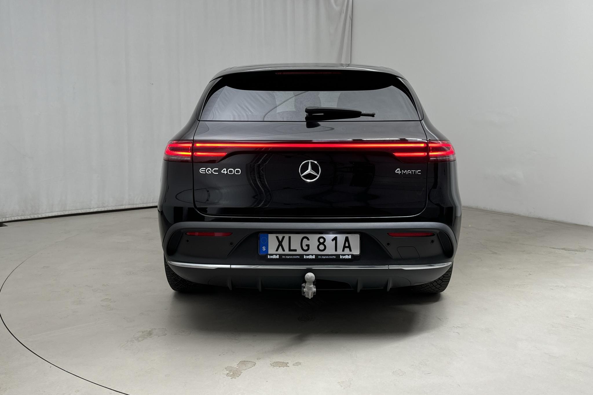 Mercedes EQC 400 4MATIC 80,0 kWh N293 (408hk) - 48 630 km - Automaatne - must - 2020