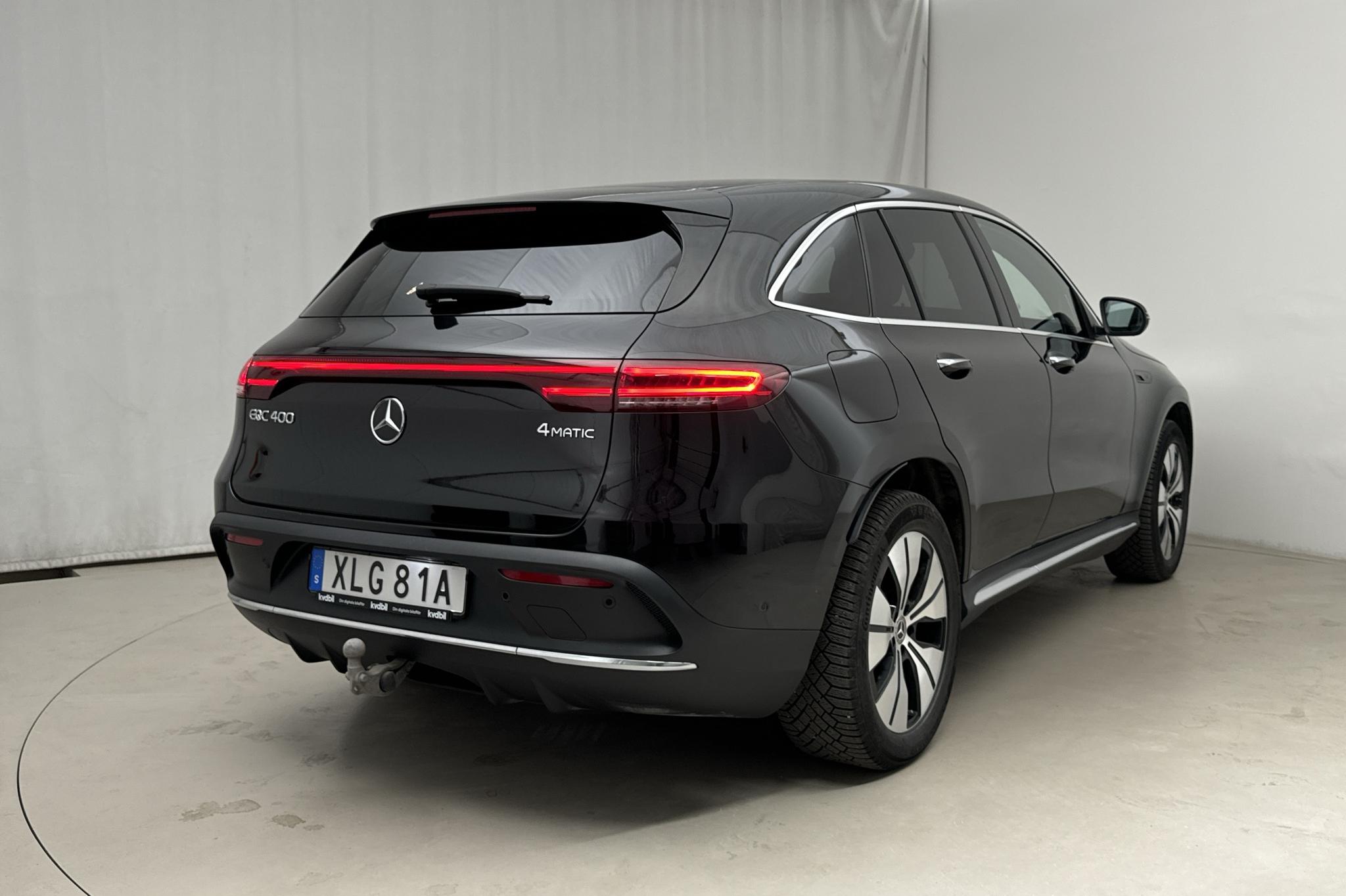 Mercedes EQC 400 4MATIC 80,0 kWh N293 (408hk) - 48 630 km - Automaattinen - musta - 2020