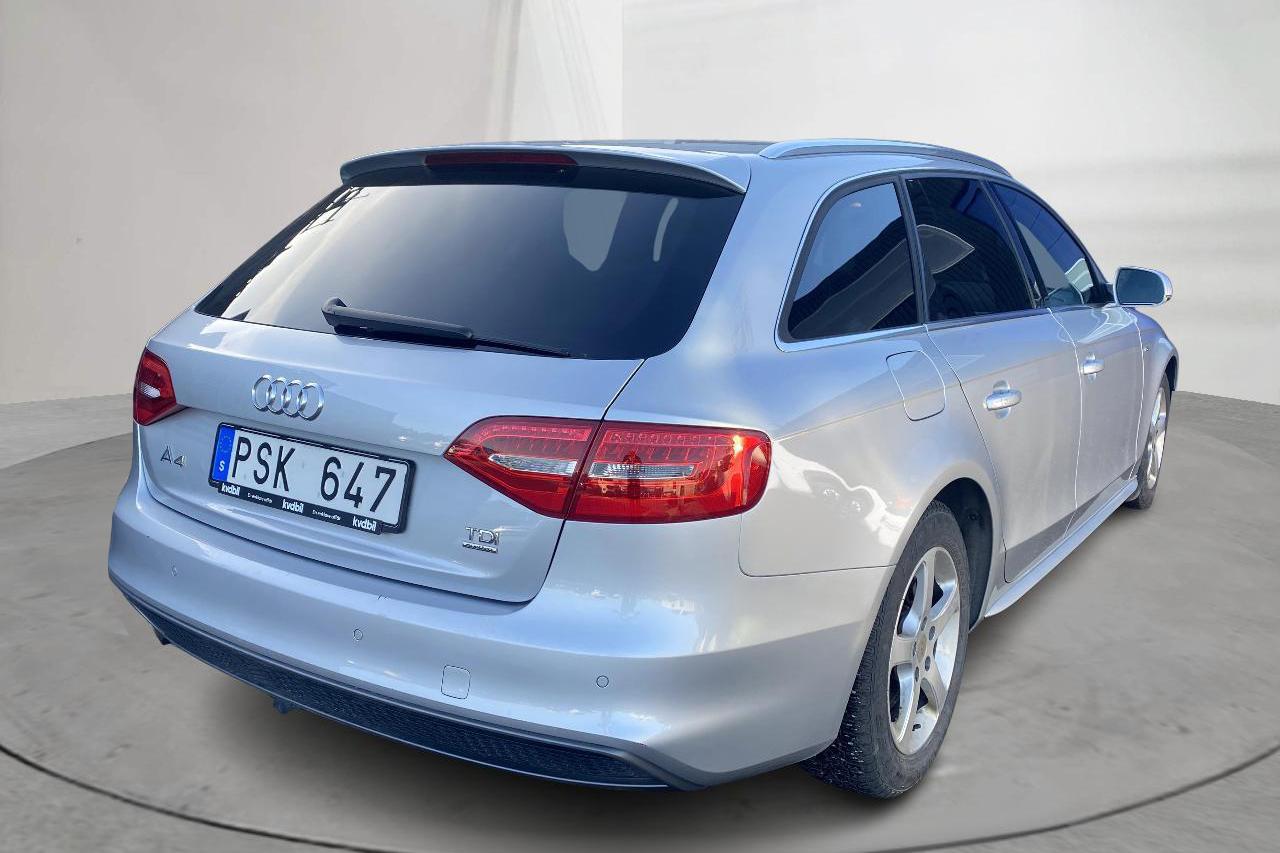 Audi A4 2.0 TDI Avant quattro (177hk) - 114 580 km - Automaatne - hõbe - 2013