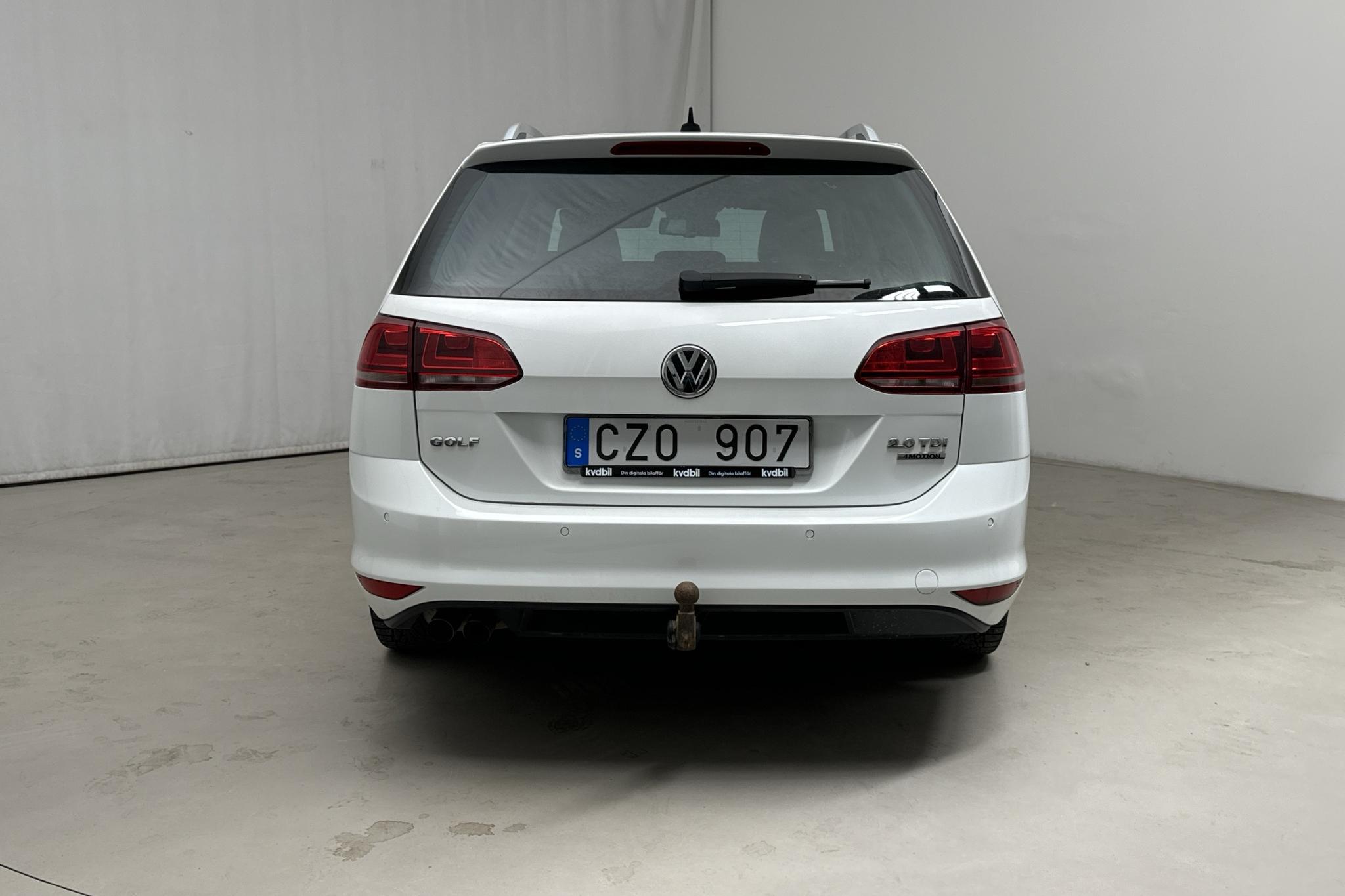 VW Golf VII 2.0 TDI BlueMotion Technology Sportscombi 4Motion (150hk) - 21 278 mil - Manuell - vit - 2014