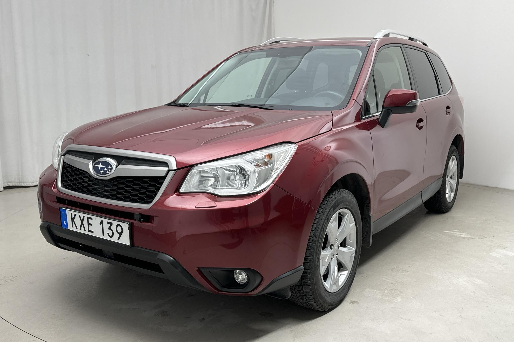 Subaru Forester 2.0D (147hk) - 148 480 km - Automatyczna - Light Red - 2015