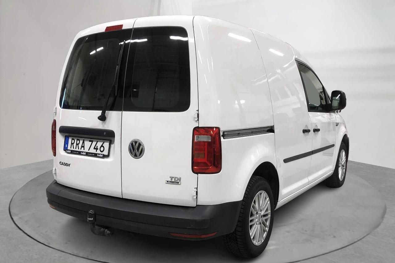 VW Caddy 2.0 TDI Skåp (75hk) - 162 260 km - Käsitsi - valge - 2016