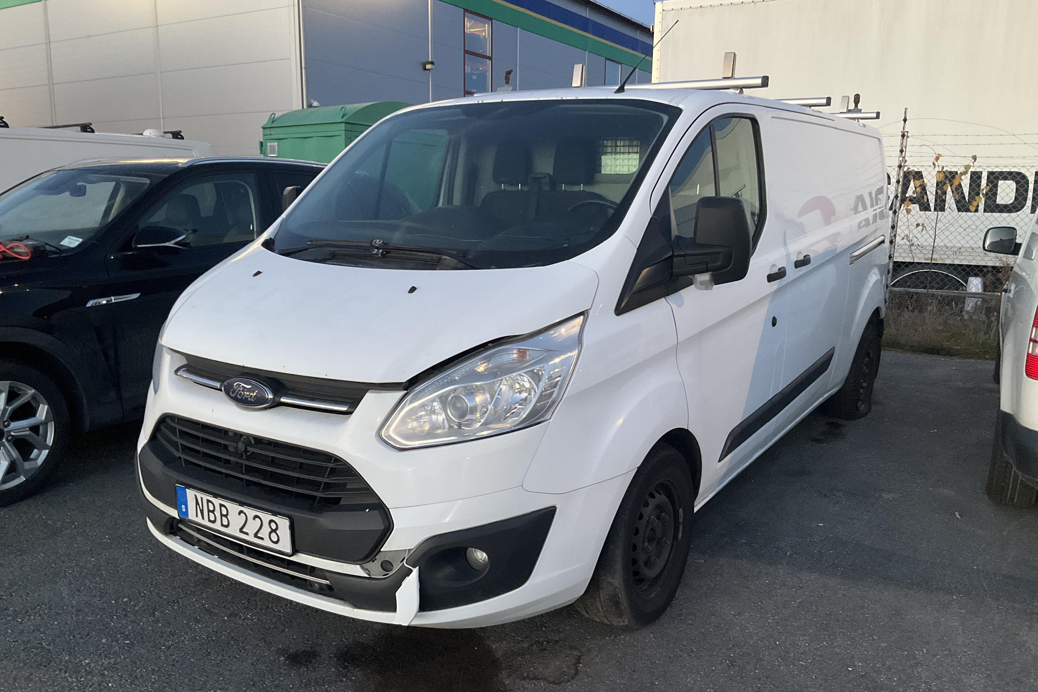 Ford Transit Custom 290 (130hk) - 210 050 km - Manualna - biały - 2016