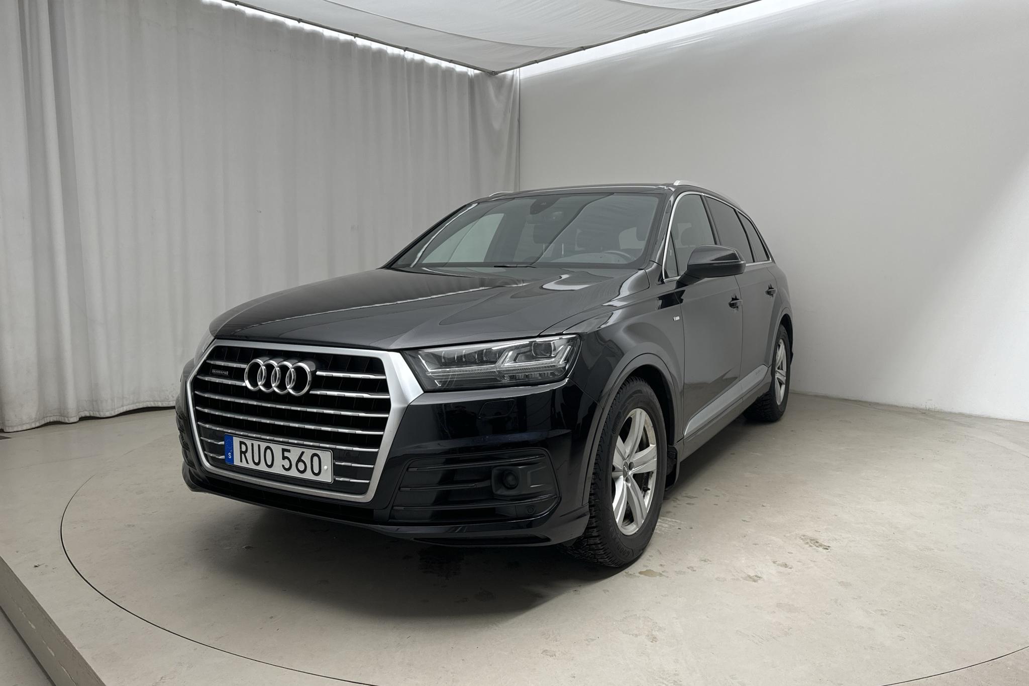 Audi Q7 3.0 TDI quattro (272hk) - 14 915 mil - Automat - svart - 2017