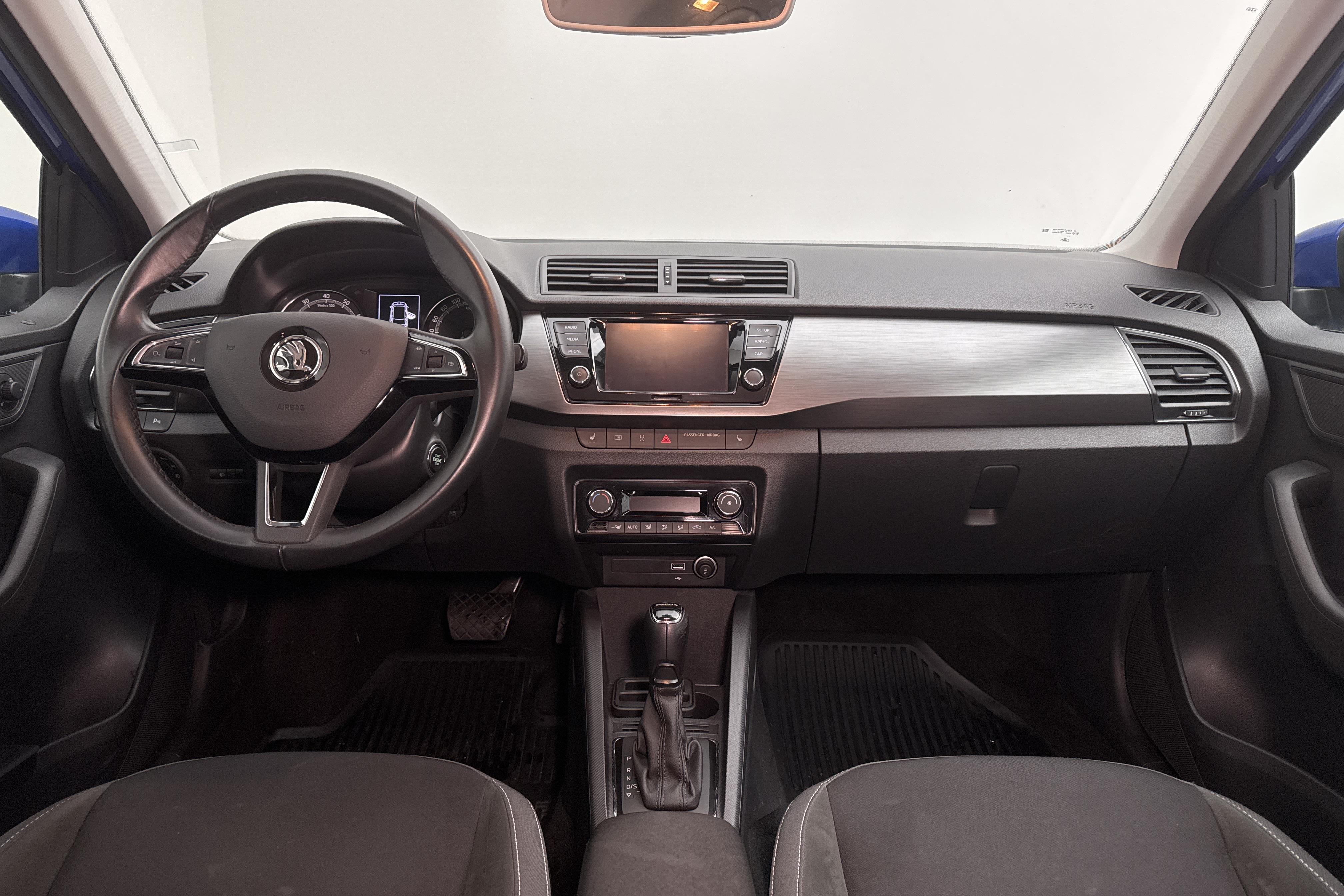 Skoda Fabia 1.0 TSI Kombi (110hk) - 55 610 km - Automatyczna - niebieski - 2019