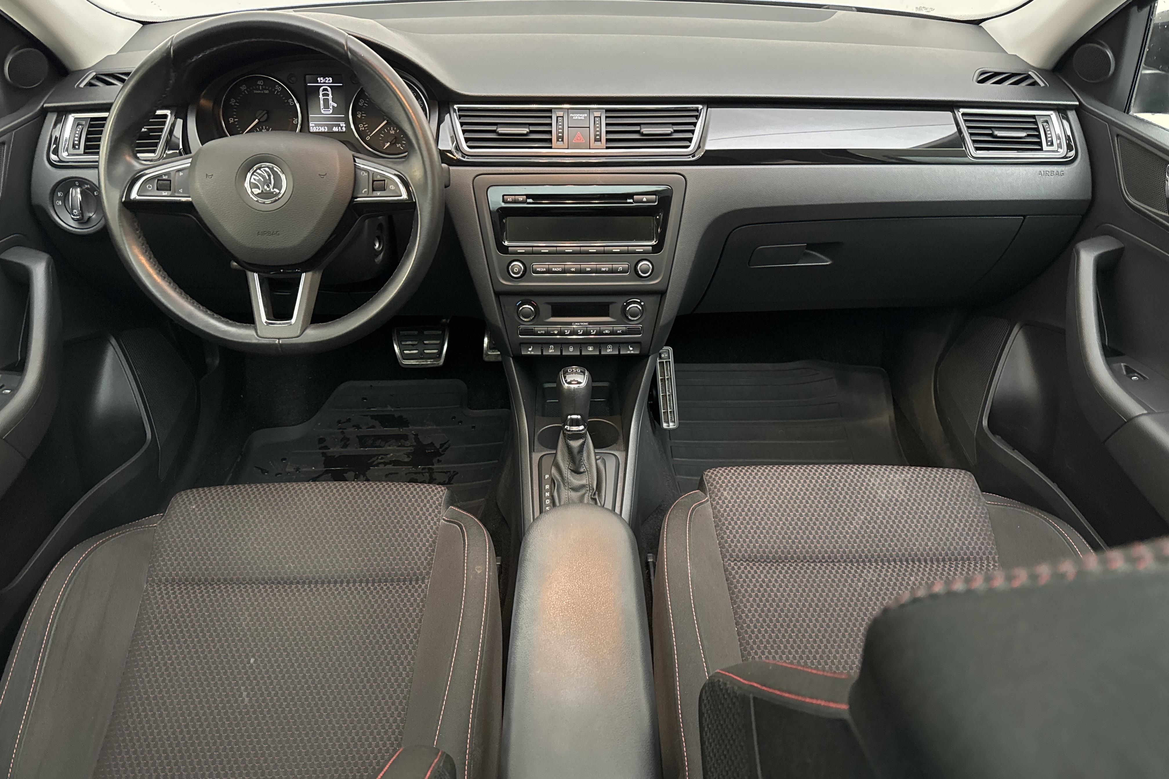 Skoda Rapid 1.4 TSI Kombi (122hk) - 102 350 km - Automatyczna - niebieski - 2014