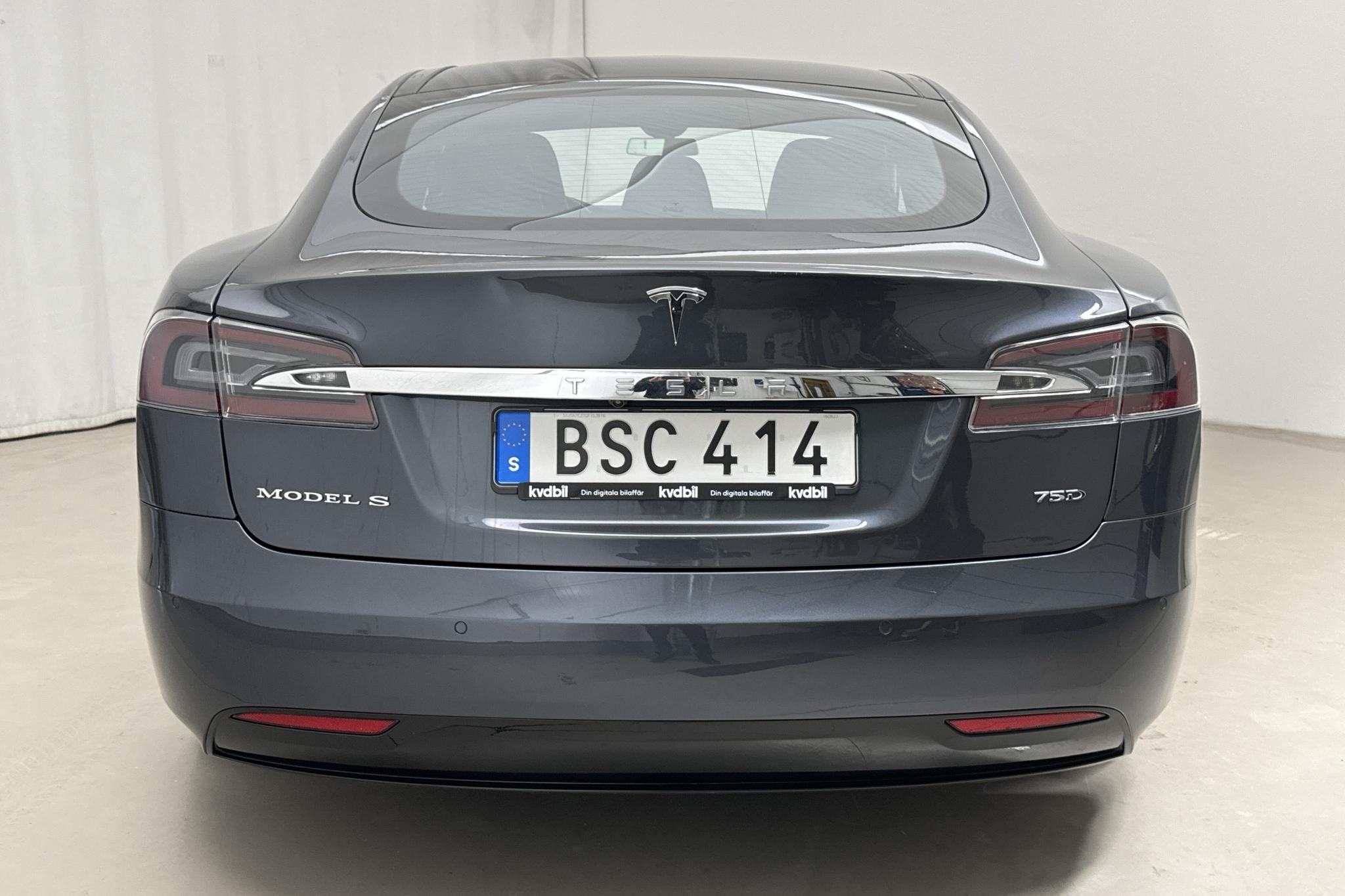 Tesla Model S 75D - 15 665 mil - Automat - grå - 2016