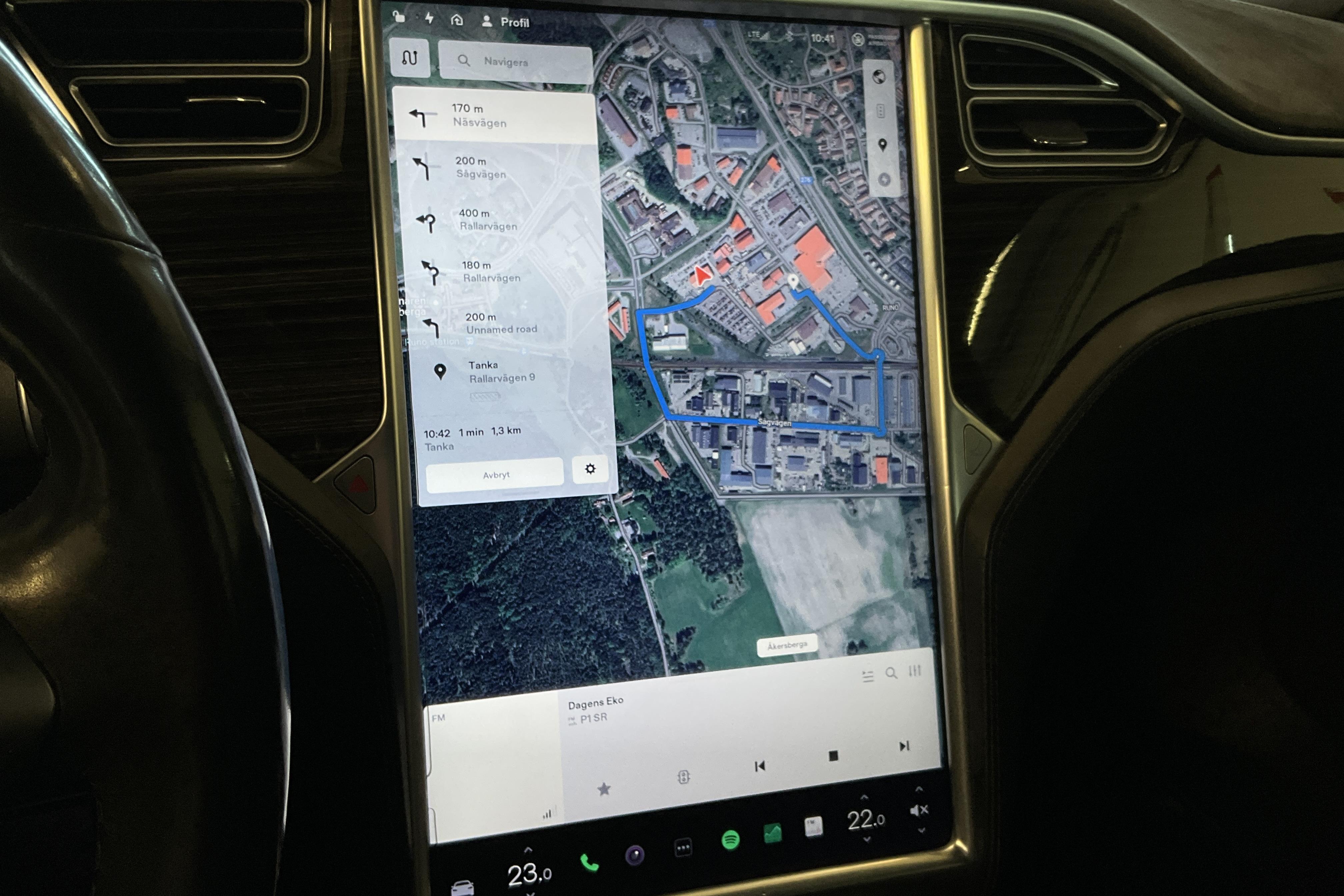 Tesla Model S 75D - 15 665 mil - Automat - grå - 2016