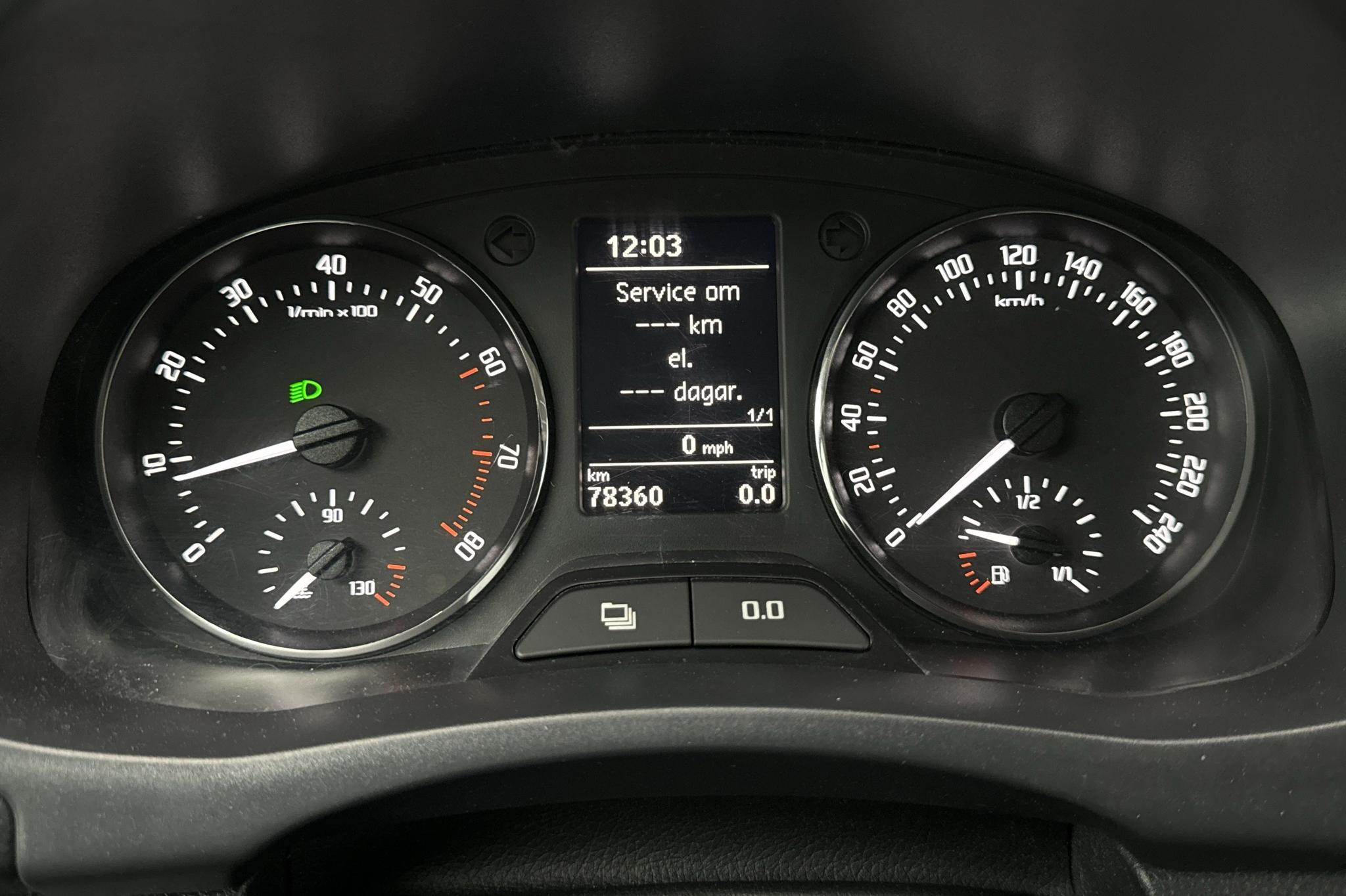 Skoda Fabia 1.2 TSI Combi (86hk) - 78 360 km - Käsitsi - Dark Grey - 2013