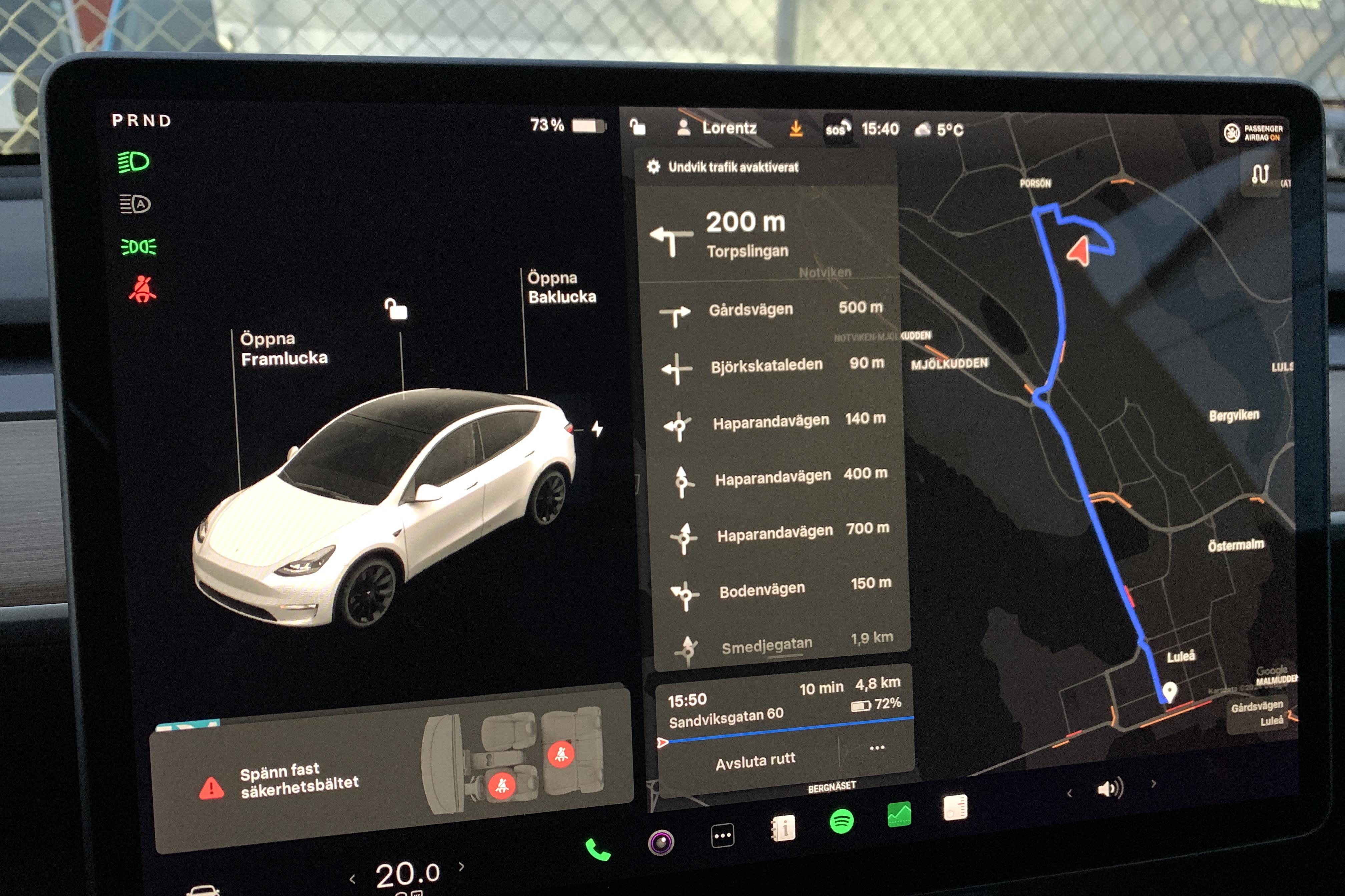 Tesla Model Y Long Range Dual Motor AWD - 92 620 km - Automatyczna - biały - 2021