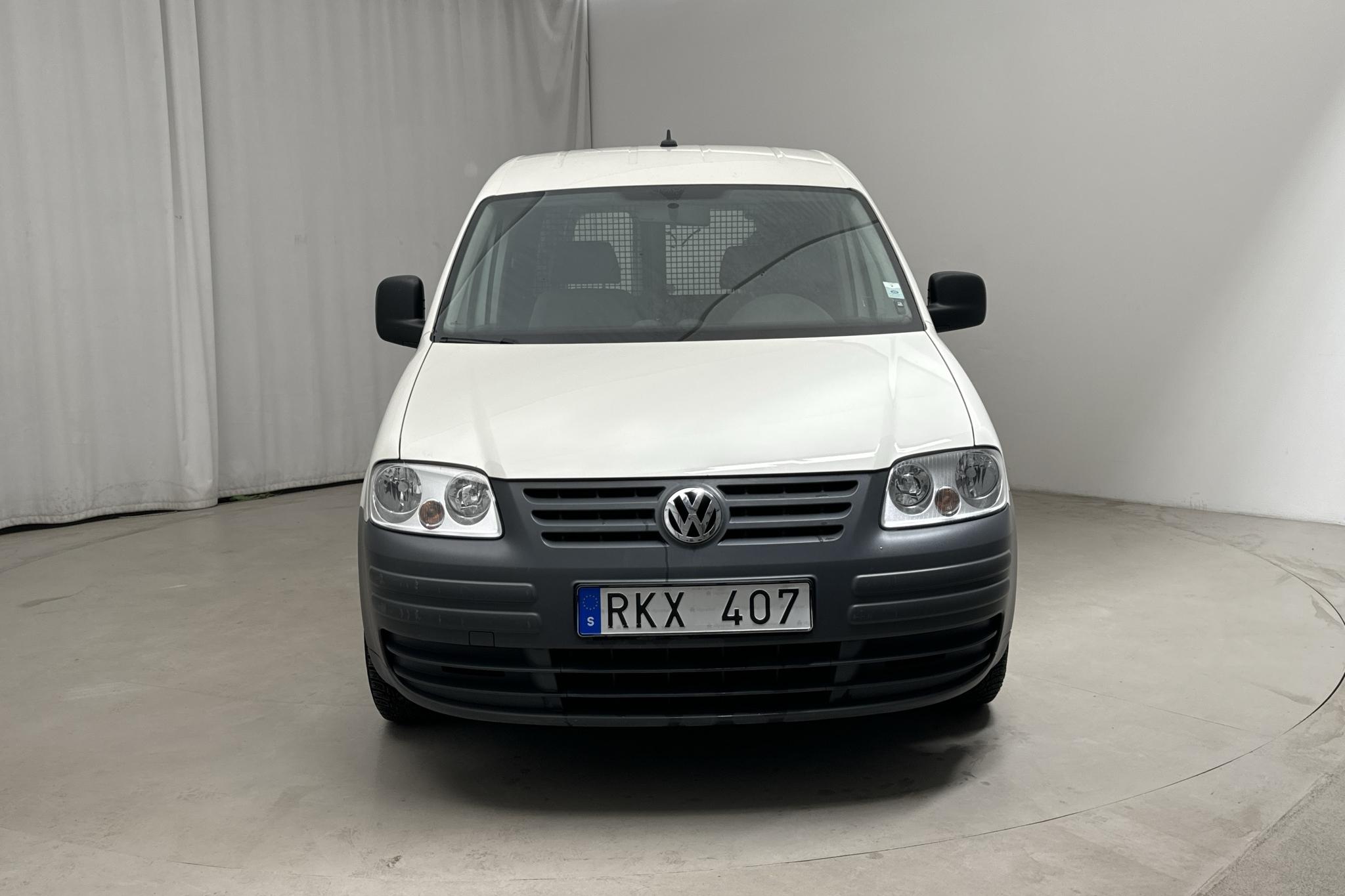 VW Caddy 1.9 TDI Skåp (105hk) - 9 117 mil - Automat - vit - 2008