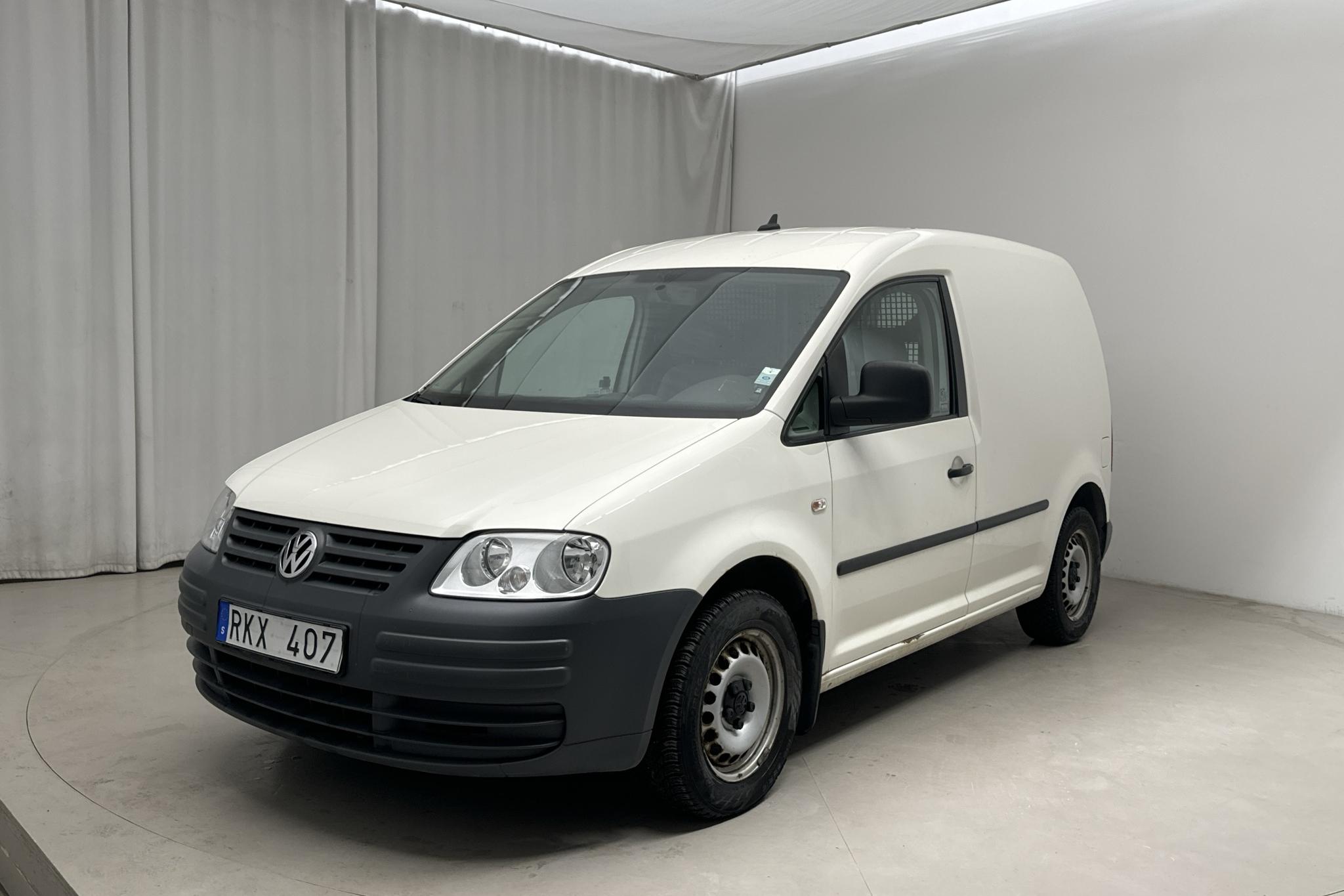 VW Caddy 1.9 TDI Skåp (105hk) - 9 117 mil - Automat - vit - 2008