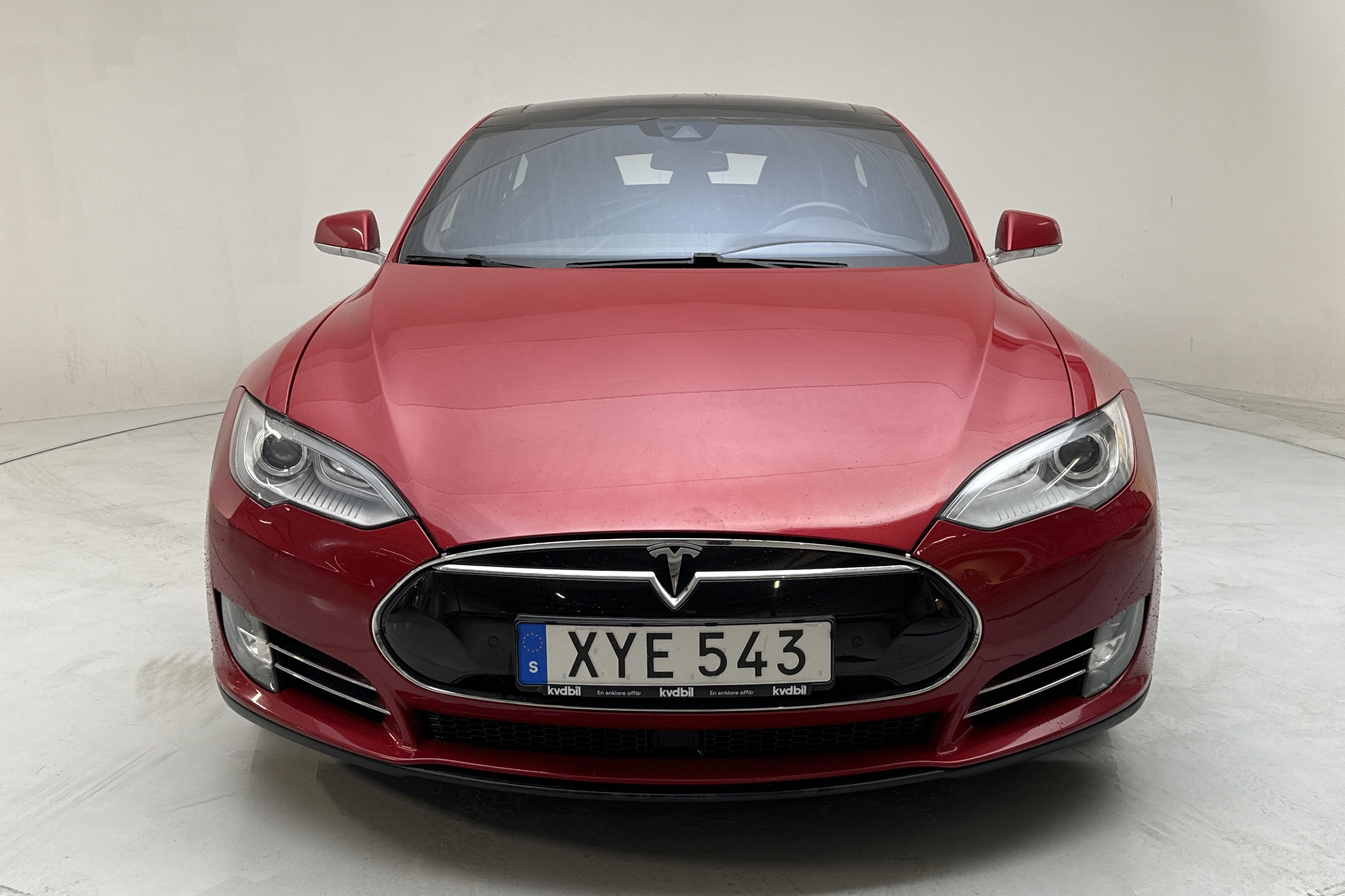 Tesla Model S P85D - 115 230 km - Automatyczna - czerwony - 2015