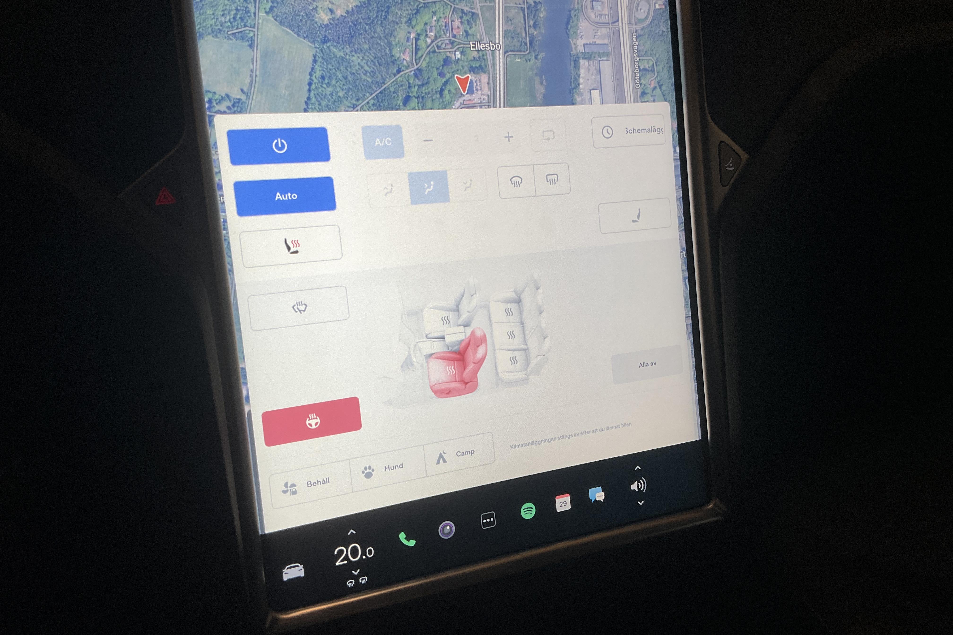 Tesla Model S P85D - 115 230 km - Automatyczna - czerwony - 2015