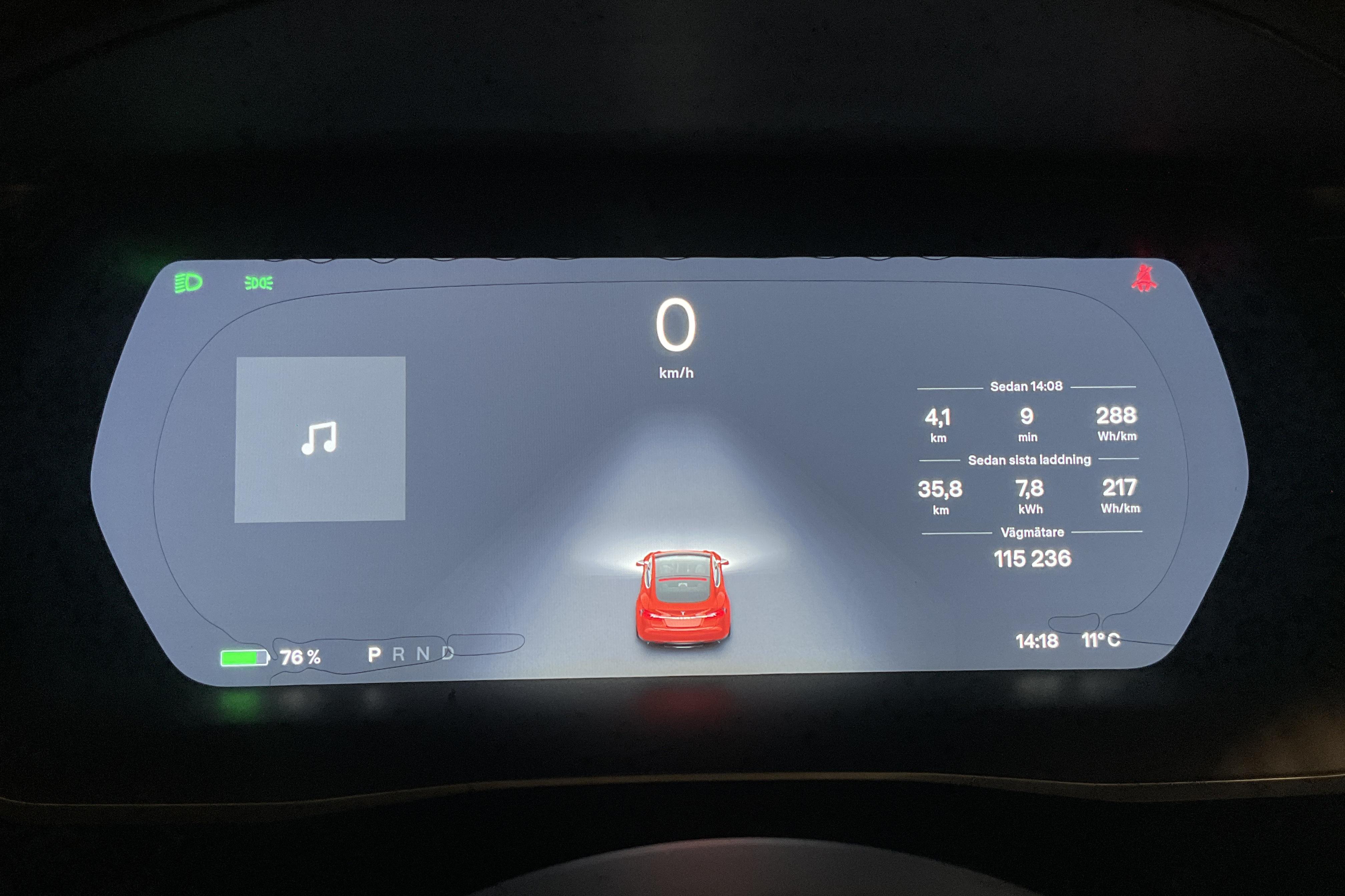 Tesla Model S P85D - 115 230 km - Automatyczna - czerwony - 2015