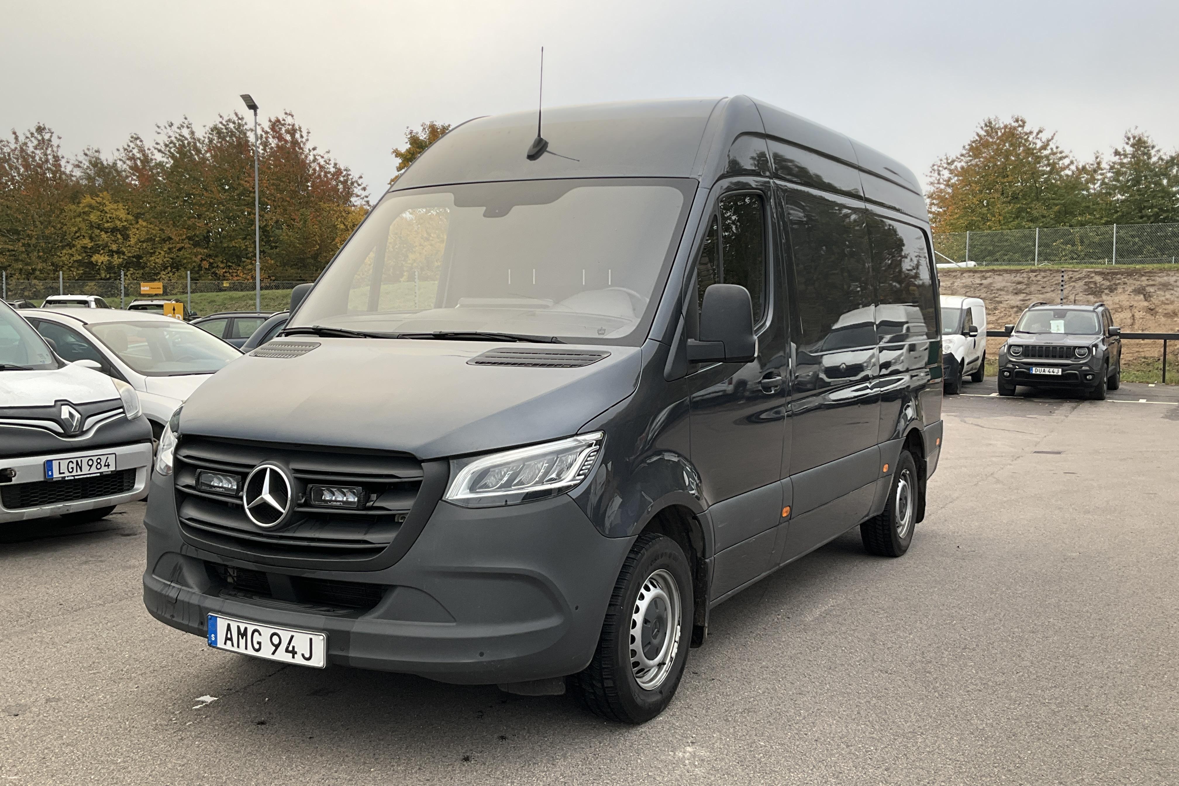 Mercedes Sprinter 317 CDI Skåp RWD (170hk) - 91 640 km - Automaatne - Dark Grey - 2022