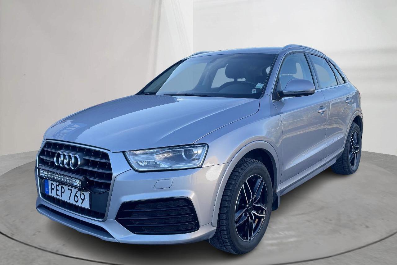 Audi Q3 2.0 TDI quattro (150hk) - 19 078 mil - Automat - silver - 2017