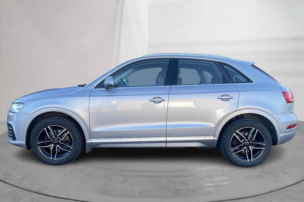 Audi Q3 2.0 TDI quattro (150hk) - 190 780 km - Automaatne - hõbe - 2017