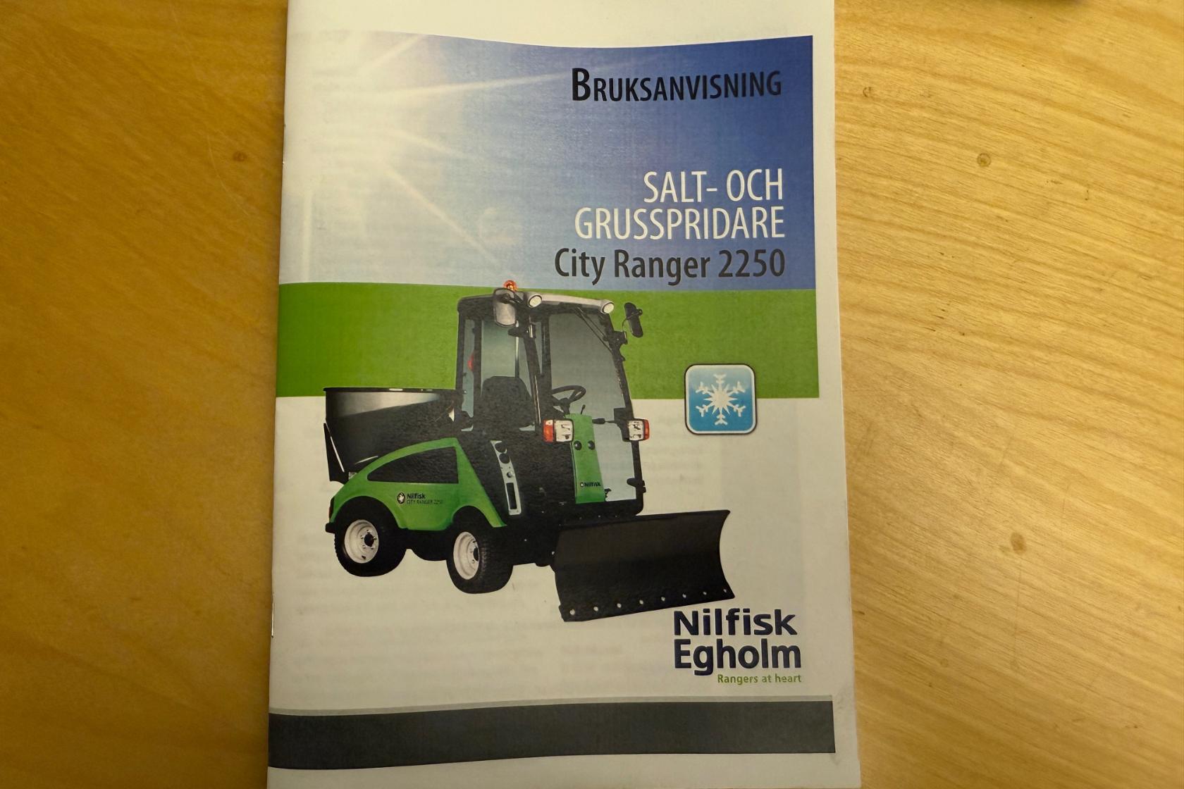 Nilfisk City Ranger 2250 med redskap - 0 km - 2014