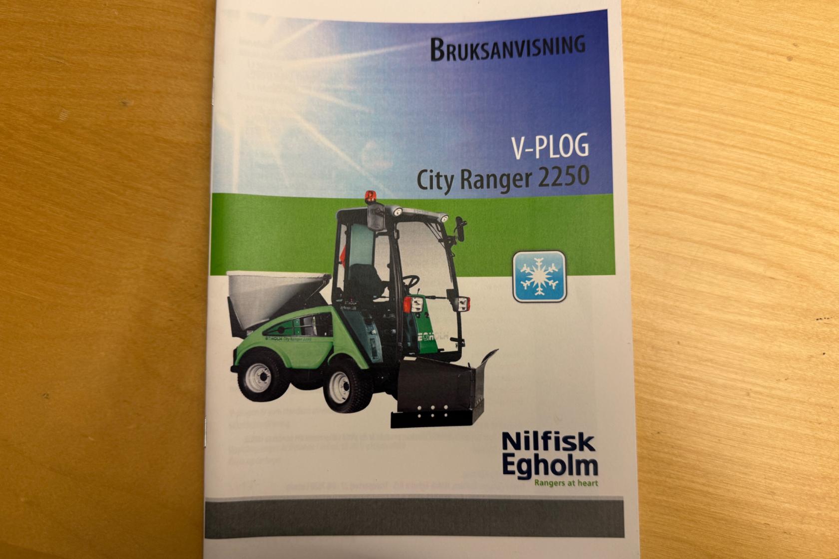 Nilfisk City Ranger 2250 med redskap - 0 km - 2014