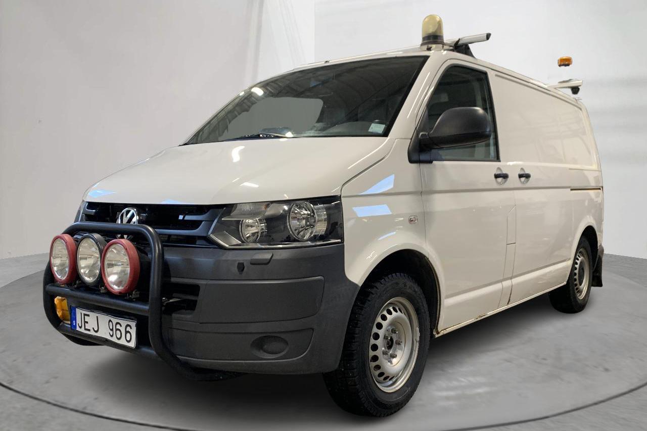 VW Transporter T5 2.0 TDI 4MOTION (140hk) - 198 430 km - Käsitsi - valge - 2013