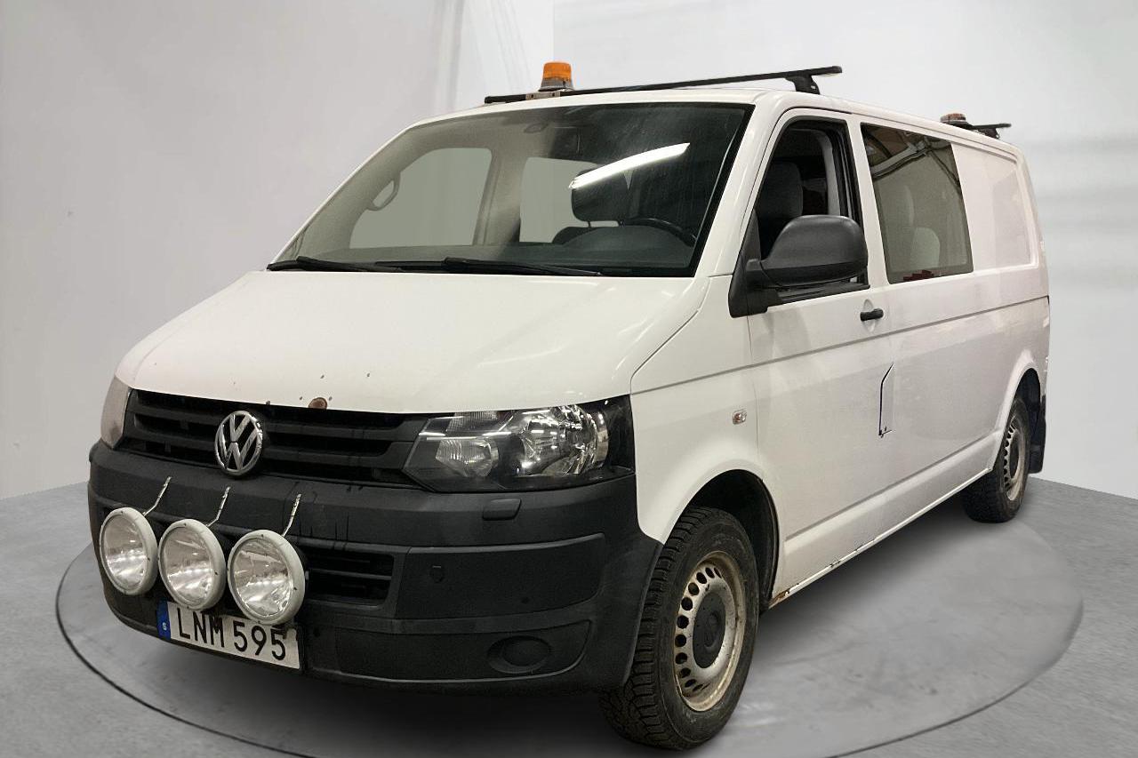 VW Transporter T5 2.0 TDI 4MOTION (140hk) - 144 780 km - Käsitsi - valge - 2015