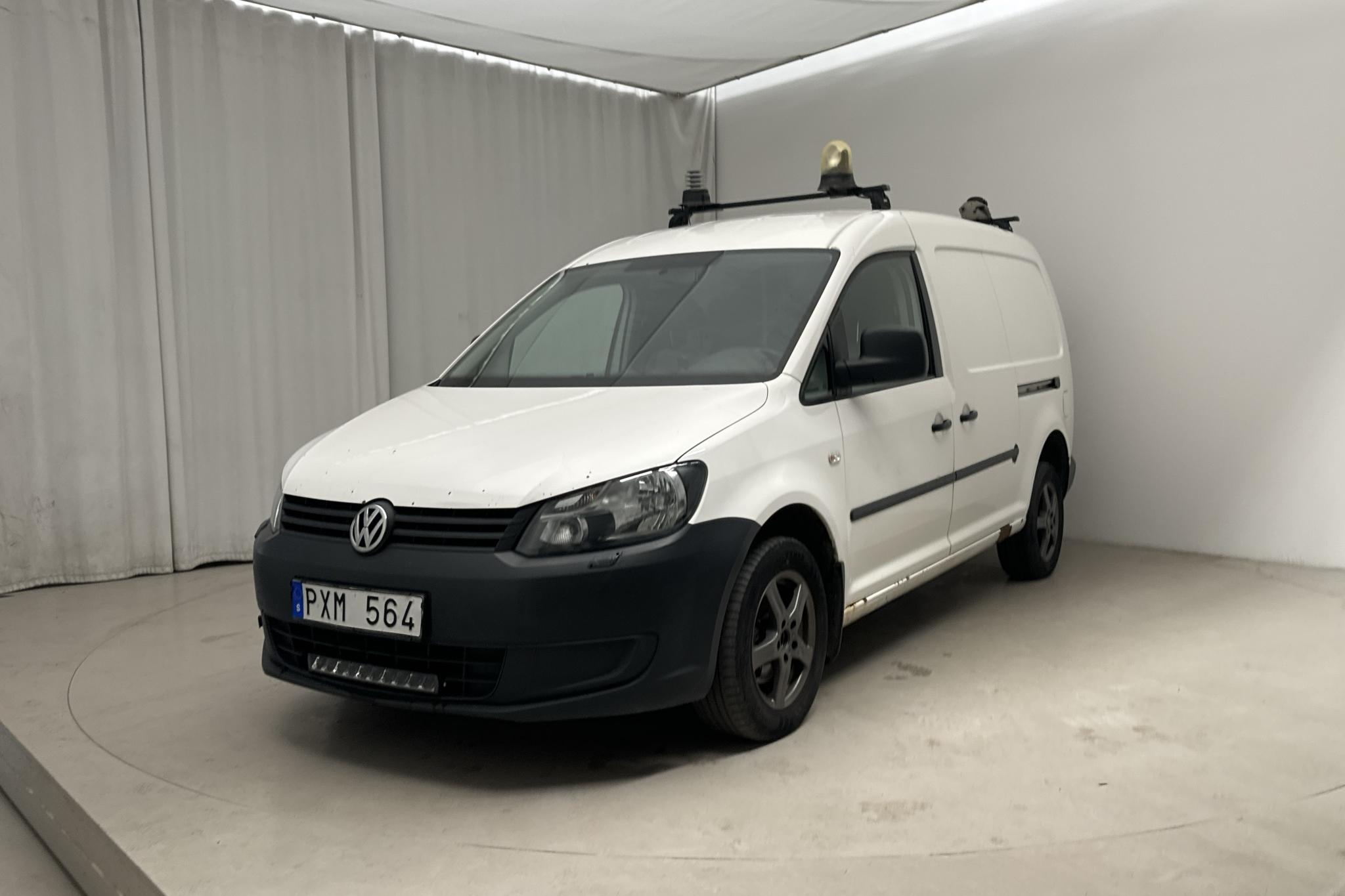 VW Caddy 2.0 TDI Maxi Skåp 4-motion (110hk) - 180 500 km - Käsitsi - valge - 2012