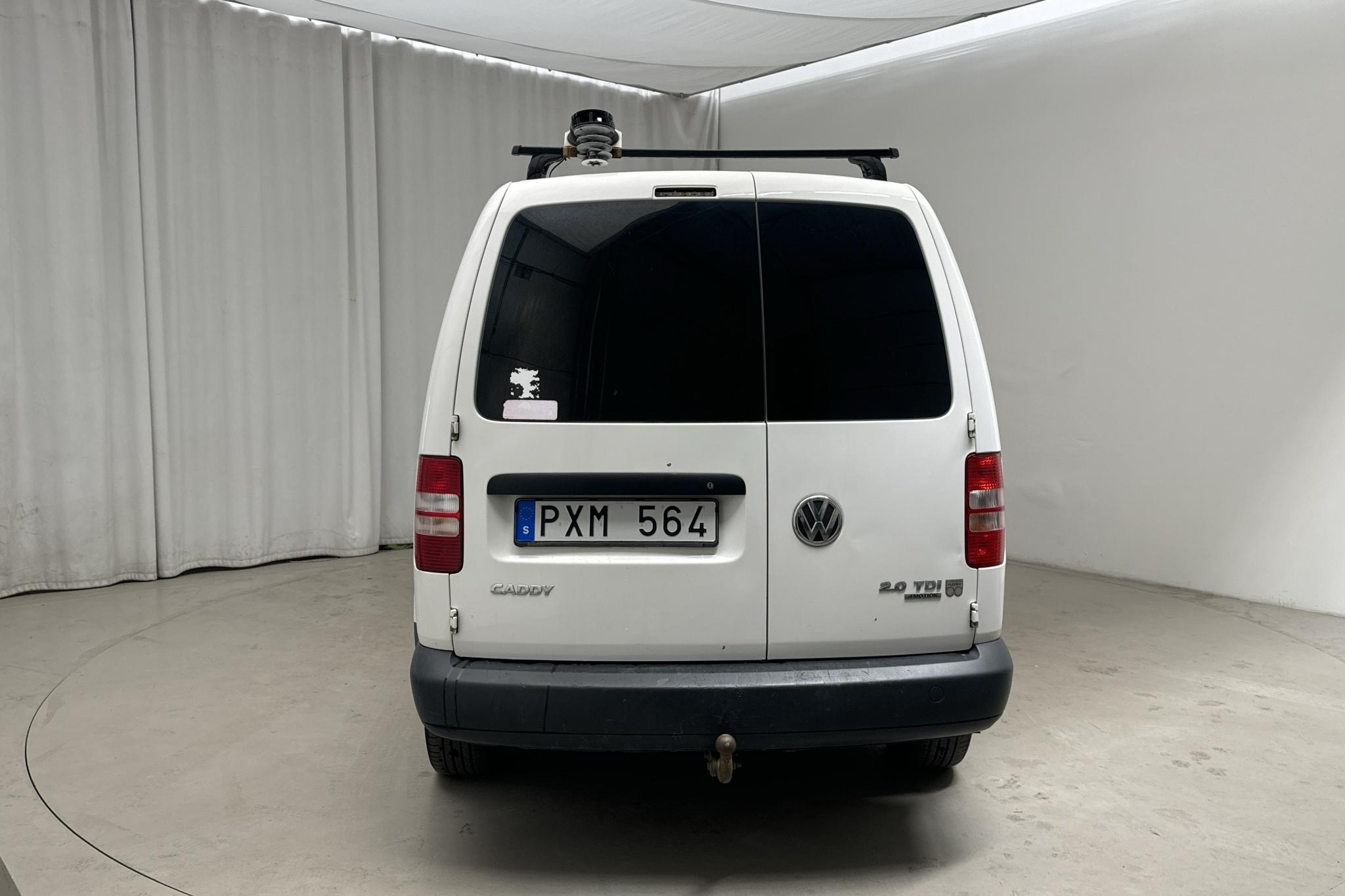 VW Caddy 2.0 TDI Maxi Skåp 4-motion (110hk) - 180 500 km - Käsitsi - valge - 2012