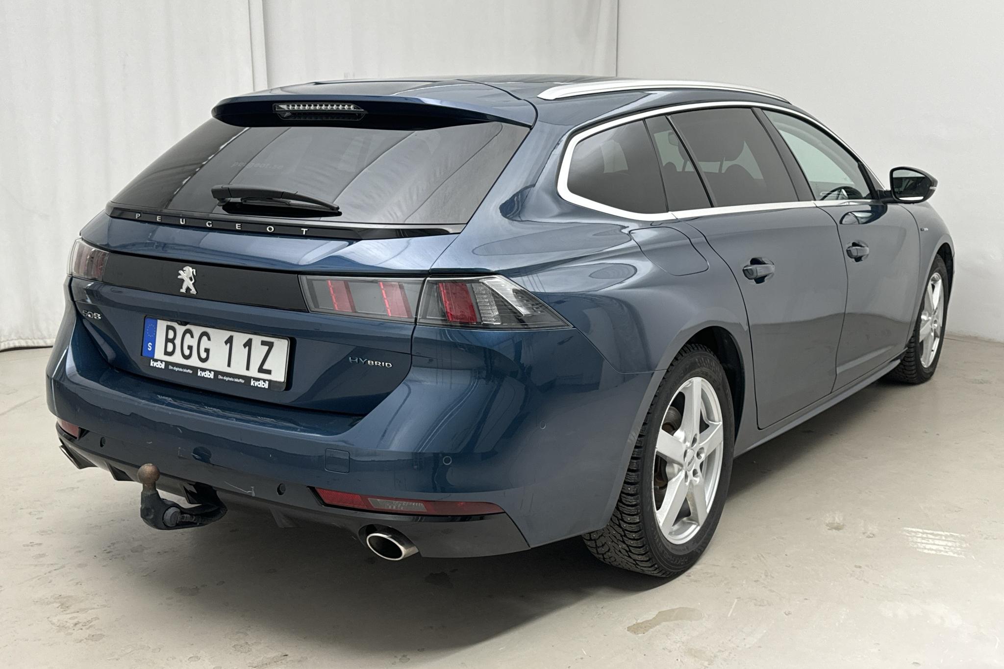 Peugeot 508 1.6 Hybrid SW (225hk) - 37 690 km - Automaattinen - sininen - 2021