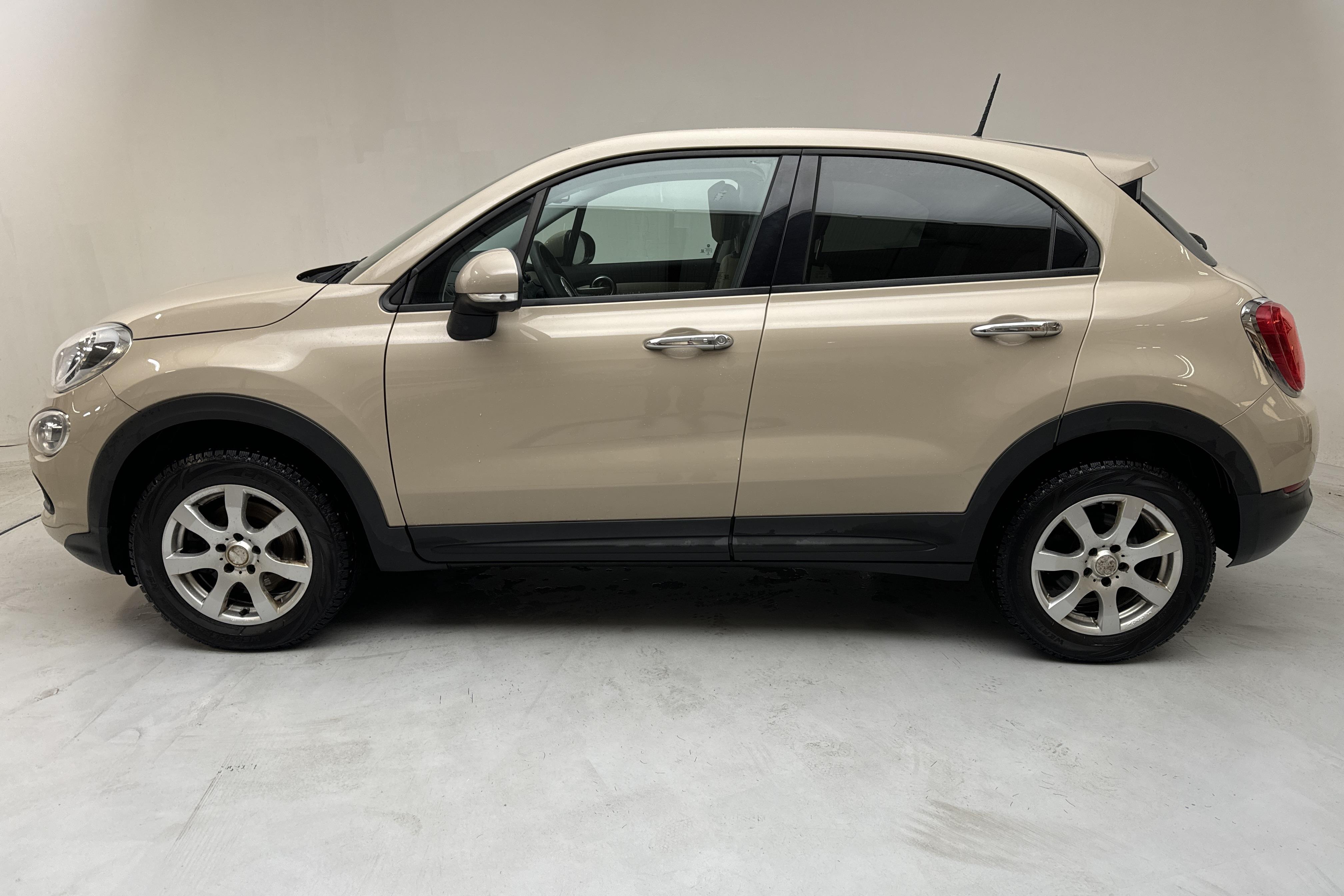 Fiat 500X 1.6 E-torq (110hk) - 86 420 km - Manualna - brązowy - 2017